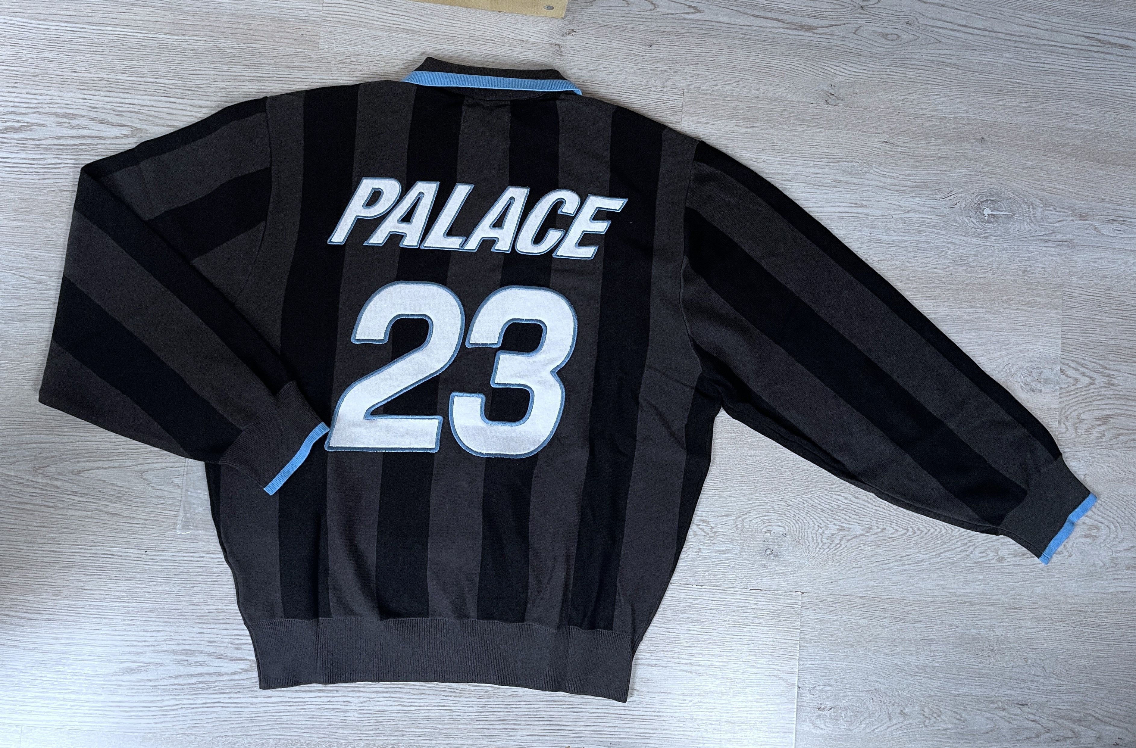 Palace Palace Vesuvio Knit Jersey Kit Black in L | Grailed
