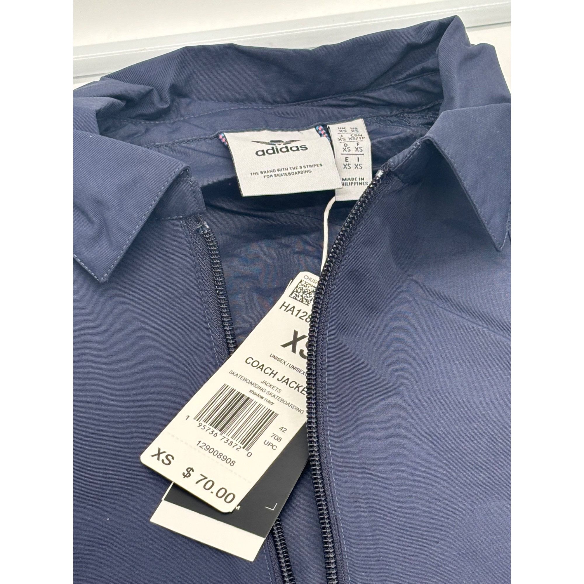 Adidas Adidas Sex Neutral Coach Jacket in Shadow Navy, XS Size US XS / EU 42 / 0 - 6 Thumbnail