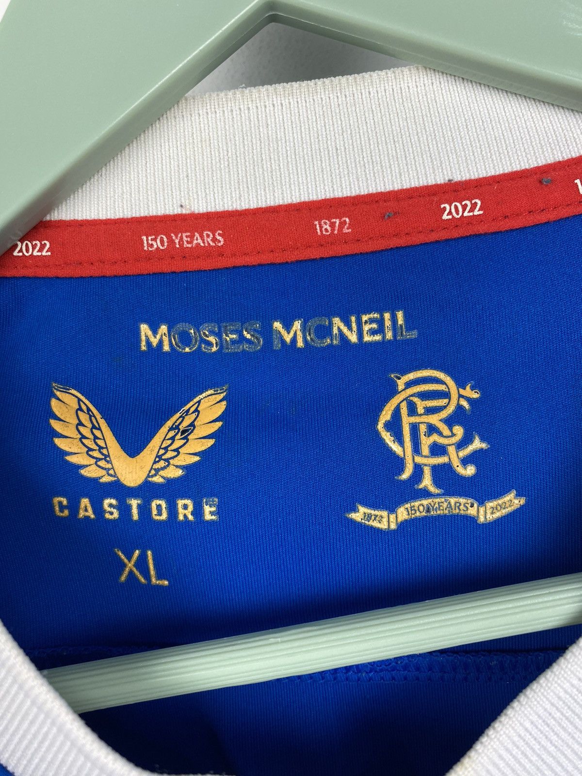 Castore Glasgow Rangers 2021 2022 Castore Football Jersey PSG Milan Size US XL / EU 56 / 4 - 10 Thumbnail