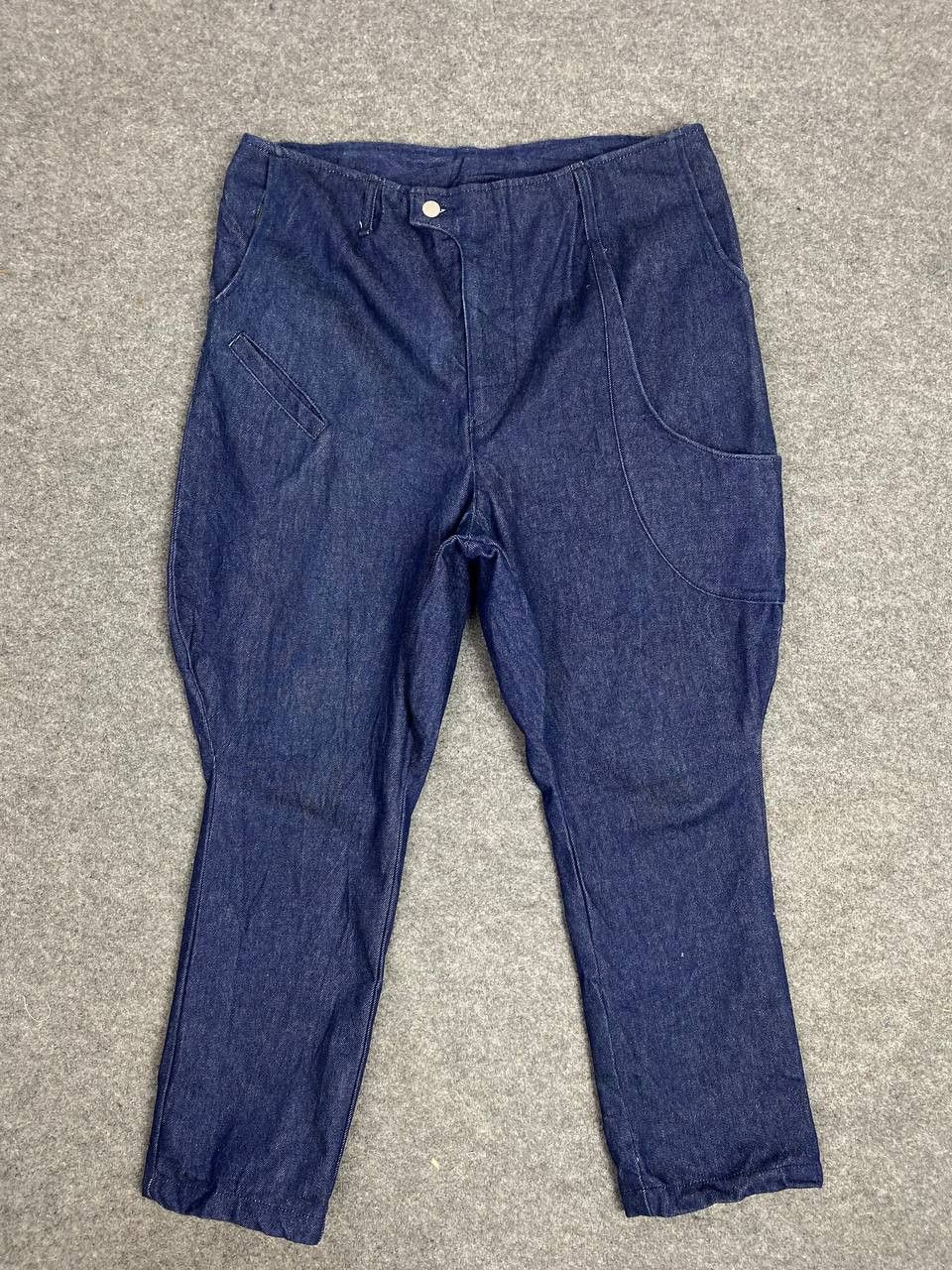 Japanese Brand japanese brand parachute denim with side pocket nice design Size US 36 / EU 52 - 5 Thumbnail