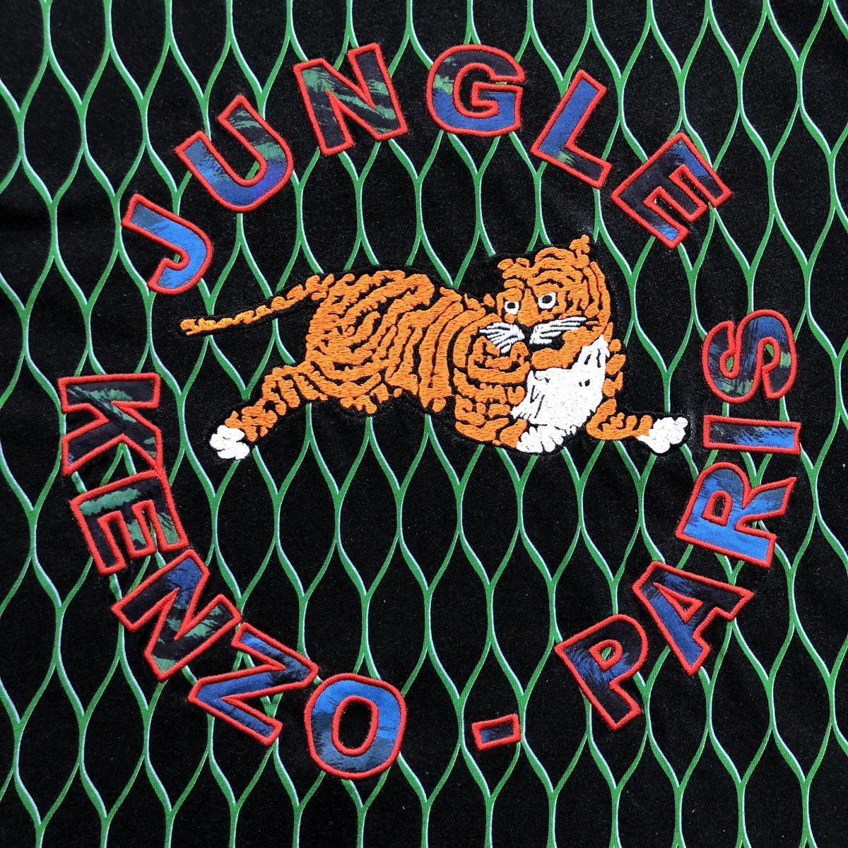 Kenzo Kenzo x H&M Jungle Tiger Logo Limited T-Shirt Green/Black Size US M / EU 48-50 / 2 - 5 Thumbnail