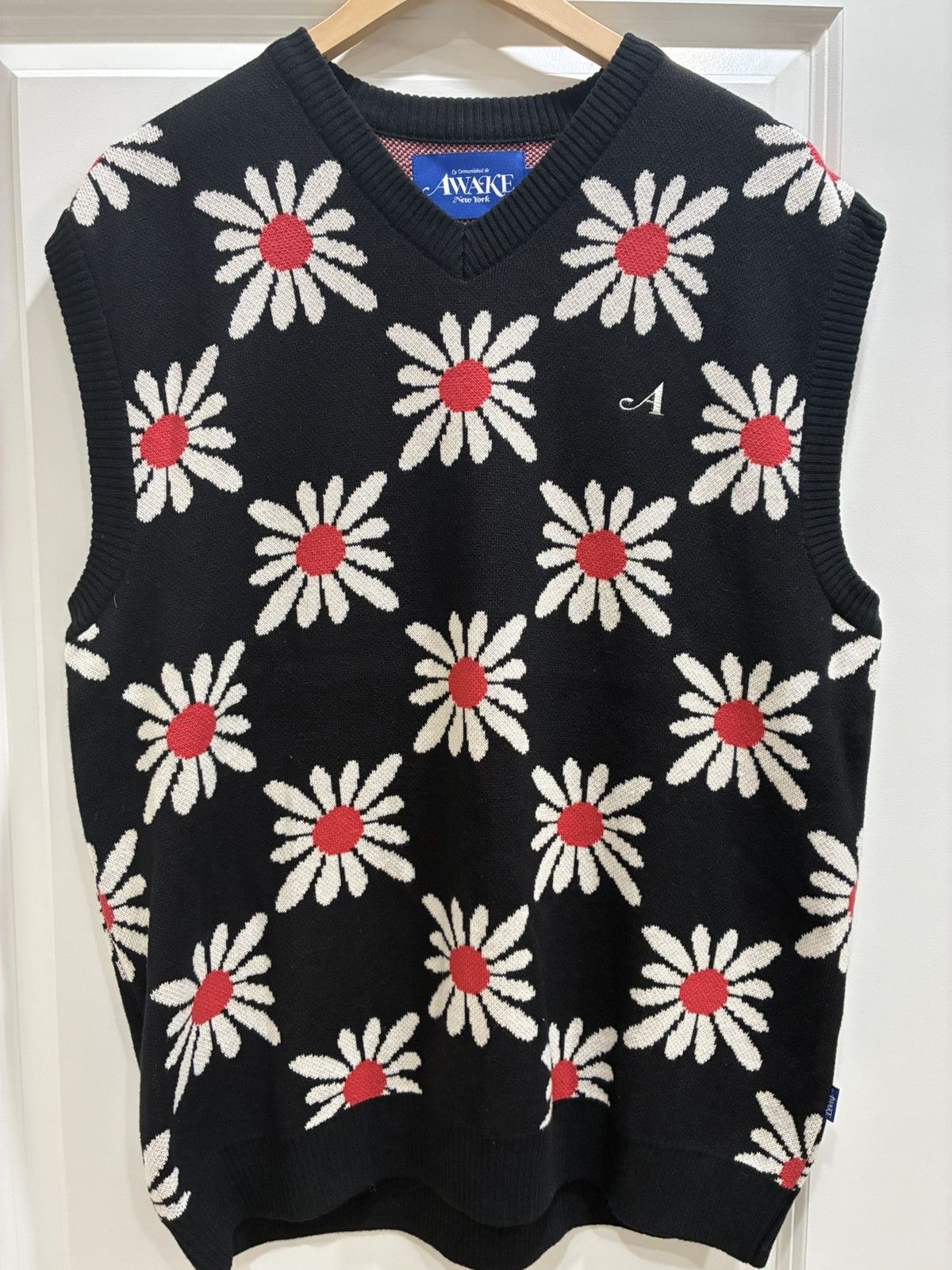 Awake NY Awake NY Checkered Floral Vest Size US XL / EU 56 / 4 - 6 Thumbnail