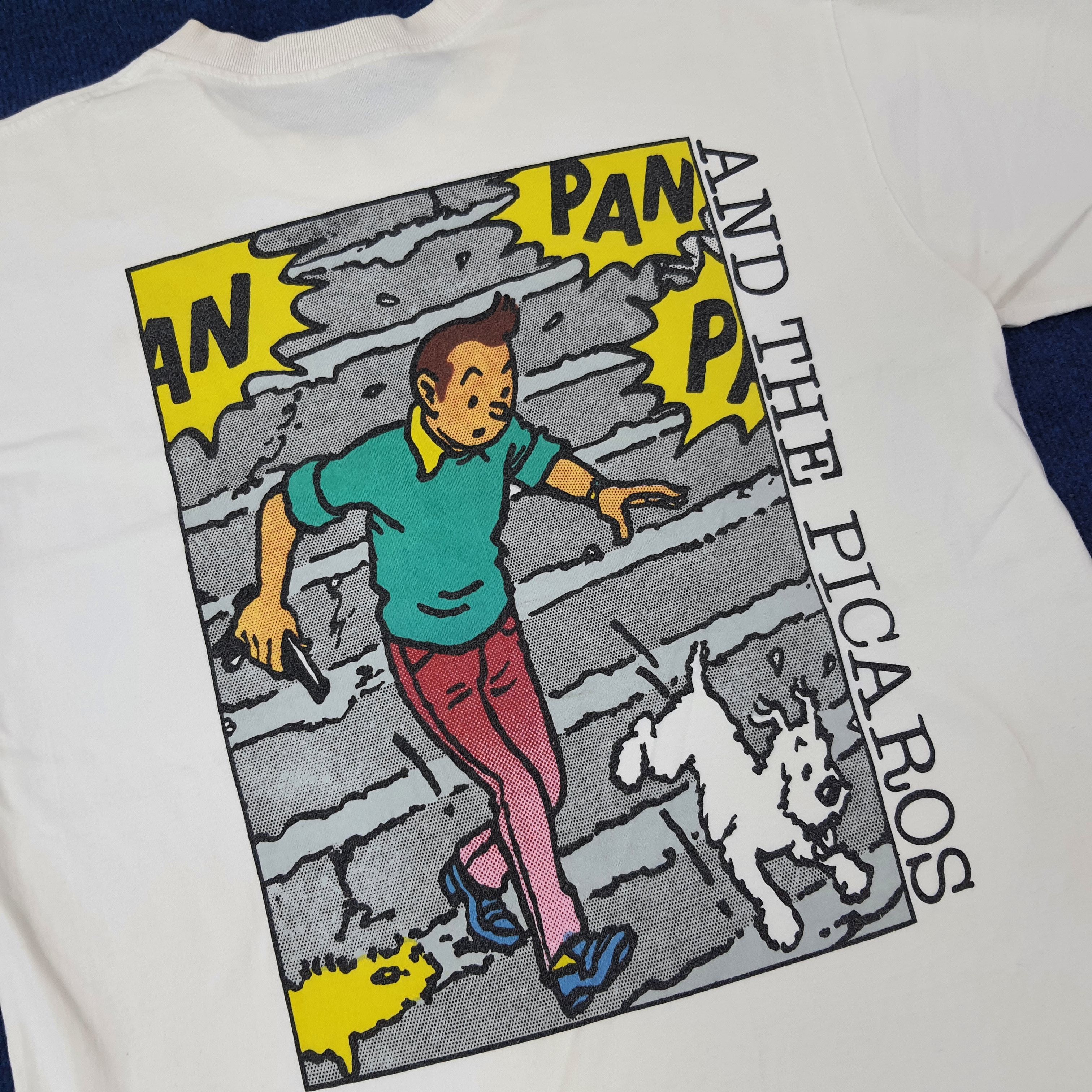 Vintage Vintage Adventure of TinTin and the Picaros Tshirt C249N73 Size US M / EU 48-50 / 2 - 2 Thumbnail