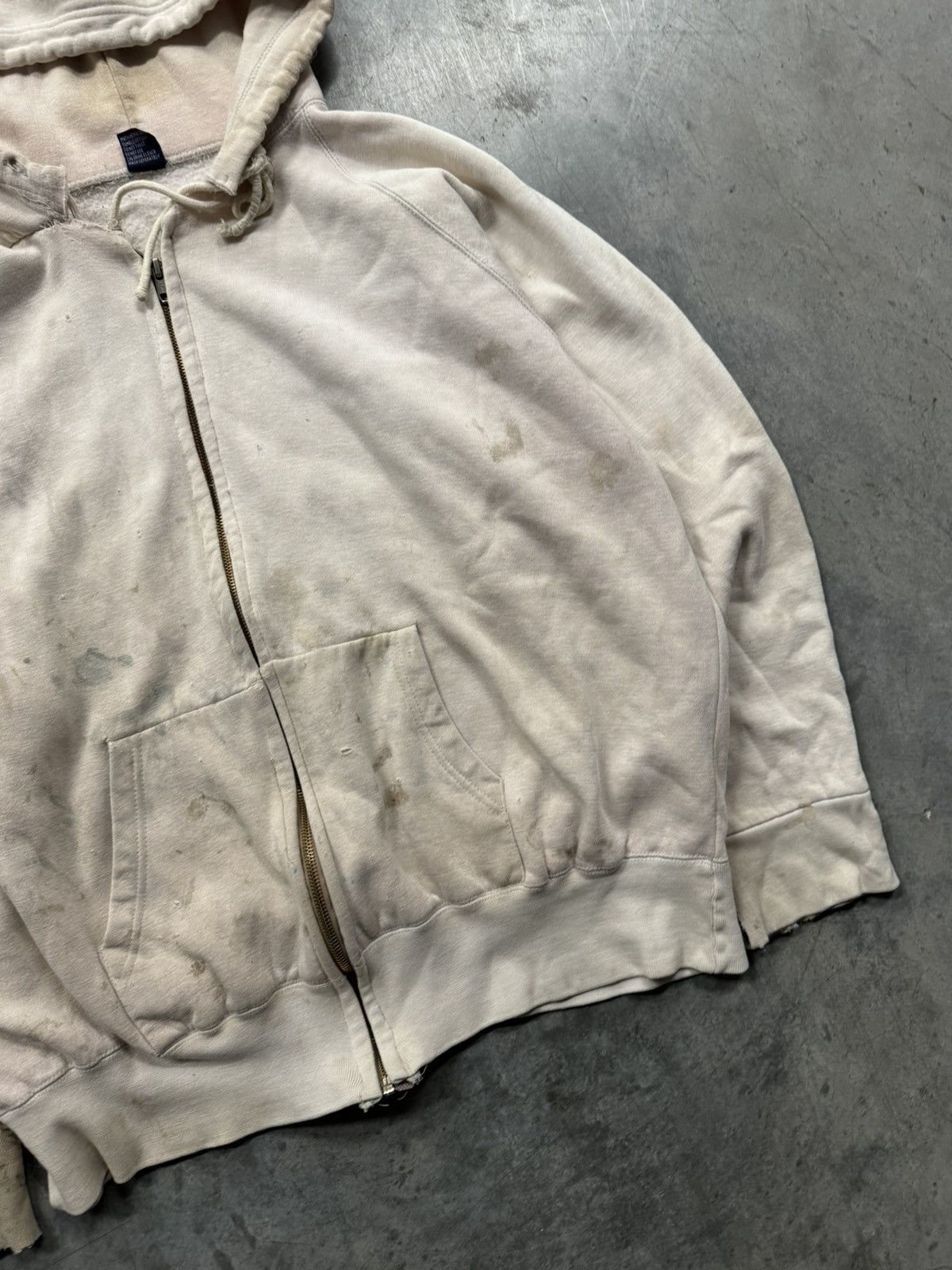 Vintage Vintage 70s Painter Zip Up Hoodie Size US L / EU 52-54 / 3 - 3 Thumbnail