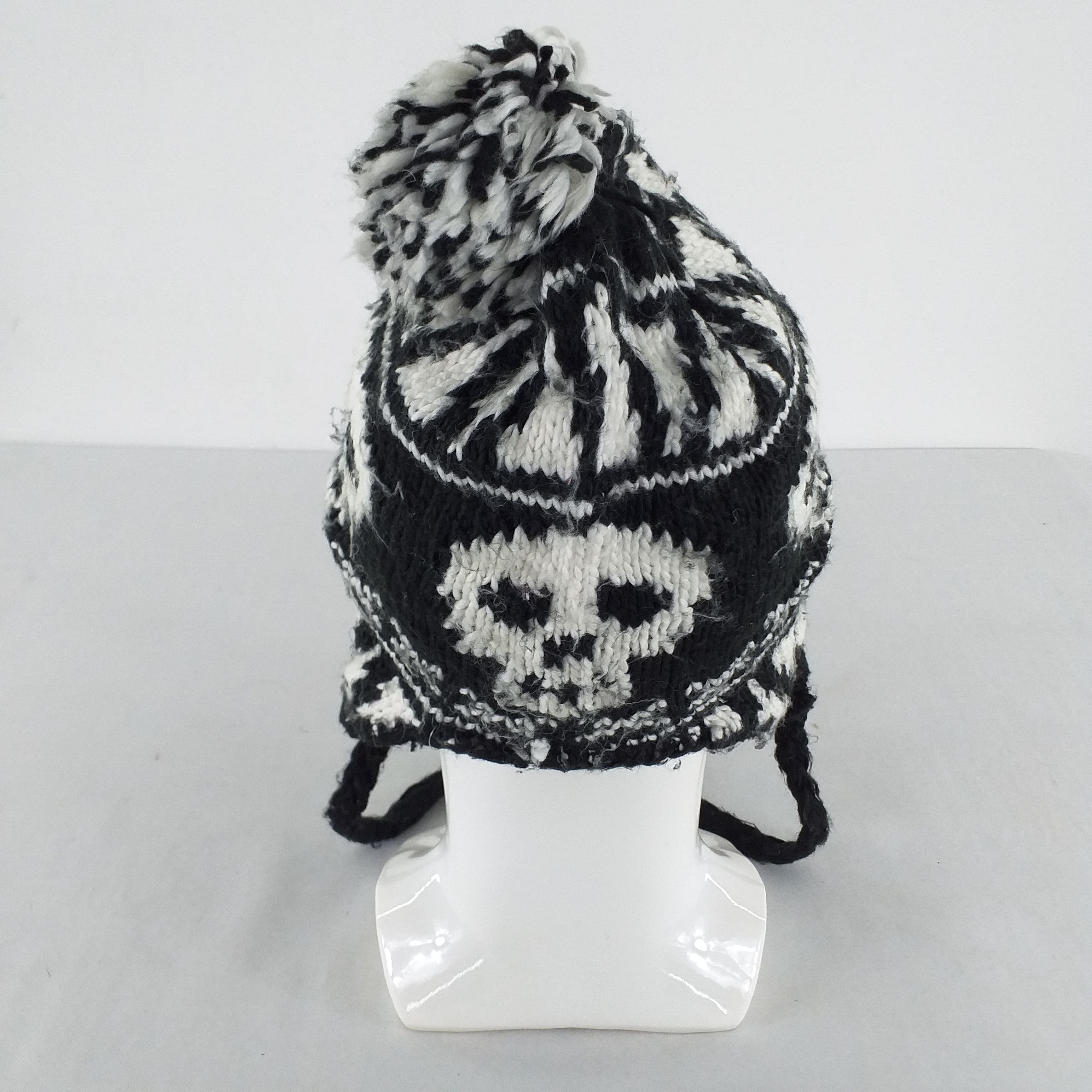 Japanese Brand Mirror Skulls Snow Cap Hat Beanie -BN347 Size ONE SIZE - 2 Thumbnail