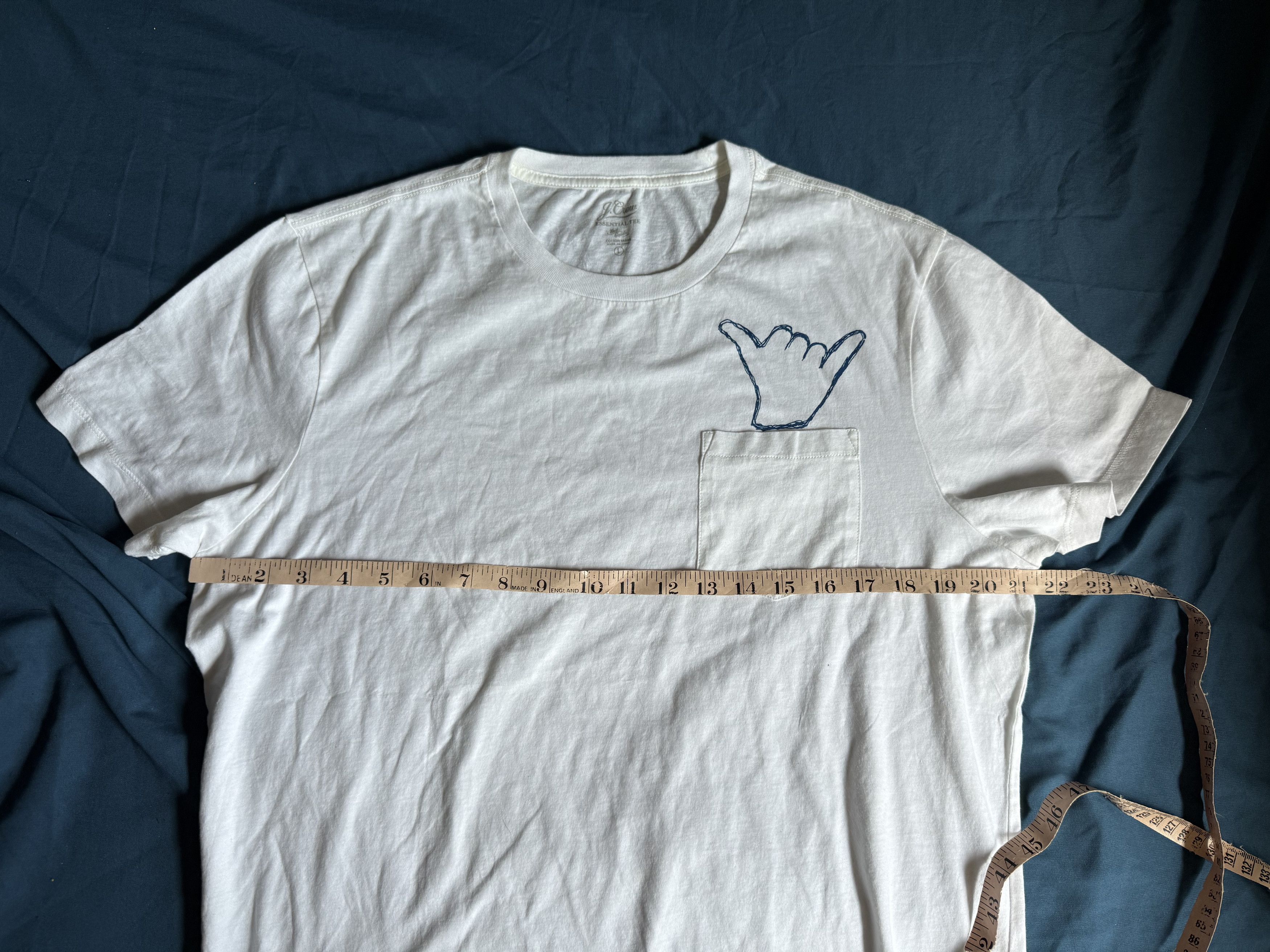 J.Crew J. Crew "Hang Loose" Essential Tee Shirt large $48 Size US L / EU 52-54 / 3 - 3 Thumbnail