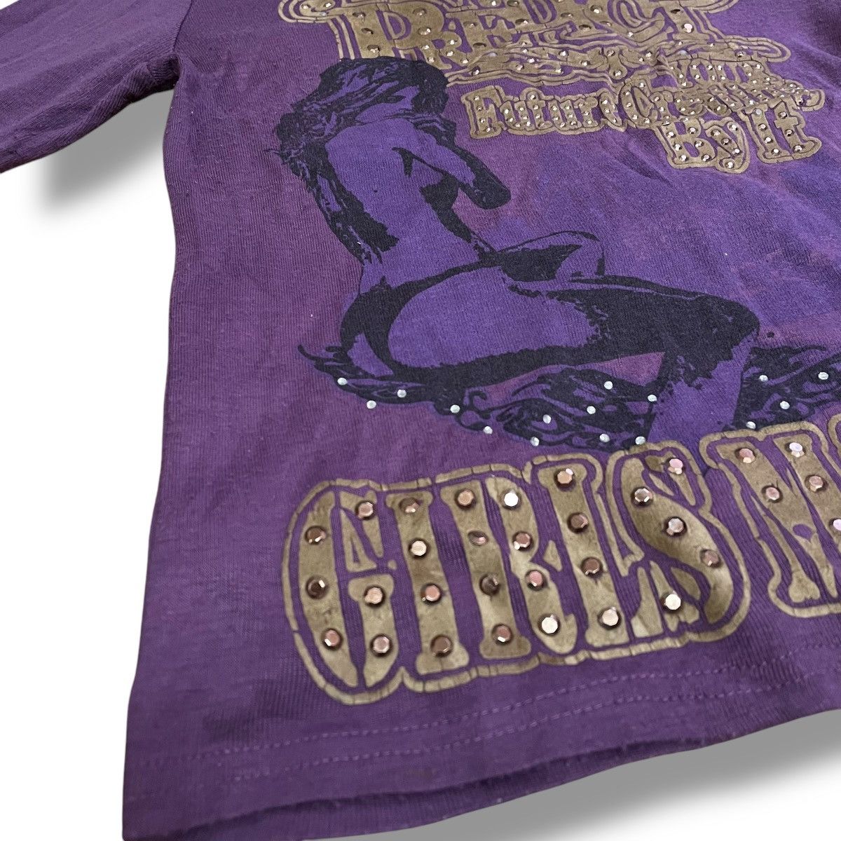 Beauty Beast 🇯🇵 Y2K GIRLS MAGIC WORDING BEAD SEXY NAKED Size M / US 6-8 / IT 42-44 - 8 Thumbnail