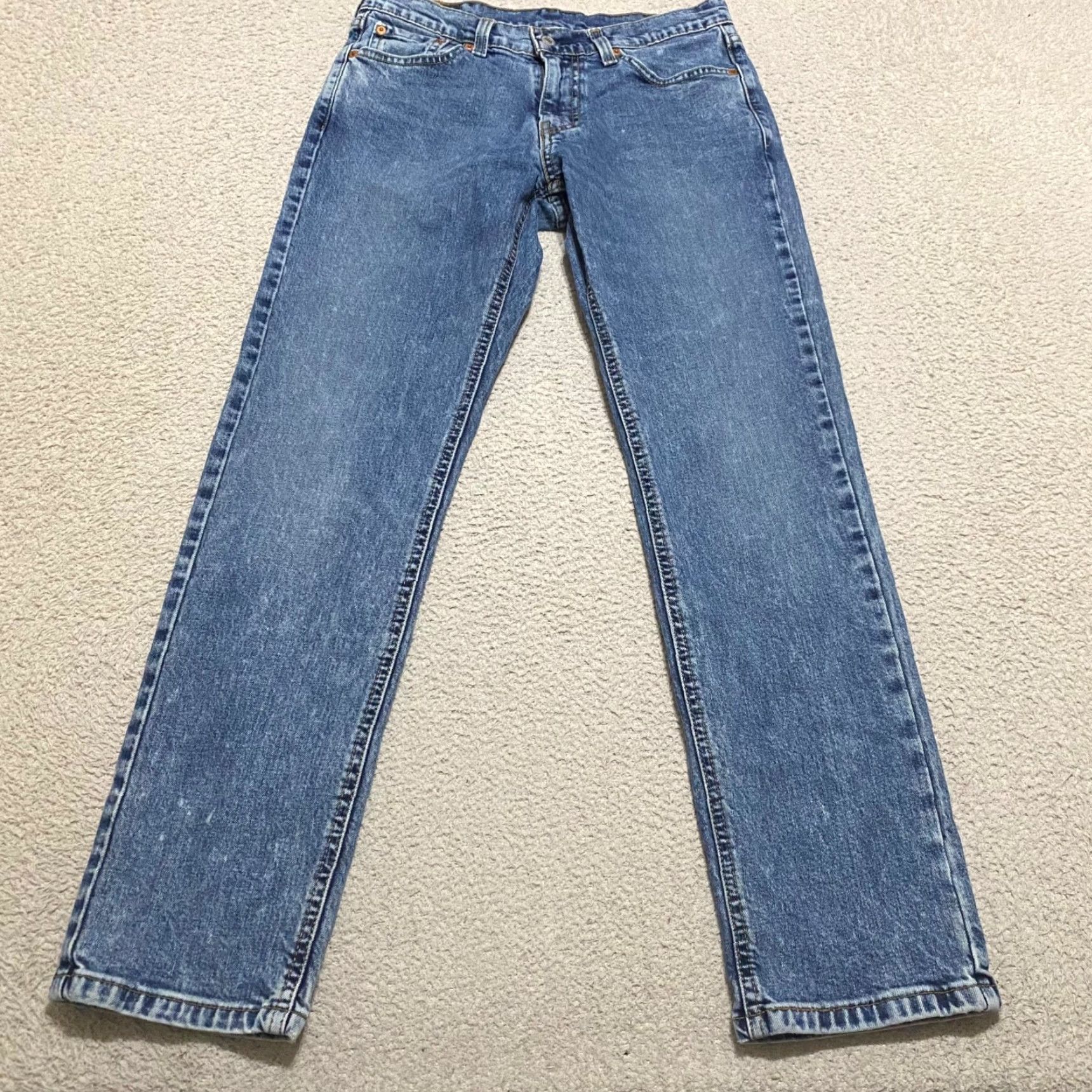 Levi's Levi's 541 Mens Jeans 30x32 Blue Denim Medium Wash Athletic Straight Mid Rise Size US 30 / EU 46 - 2 Thumbnail