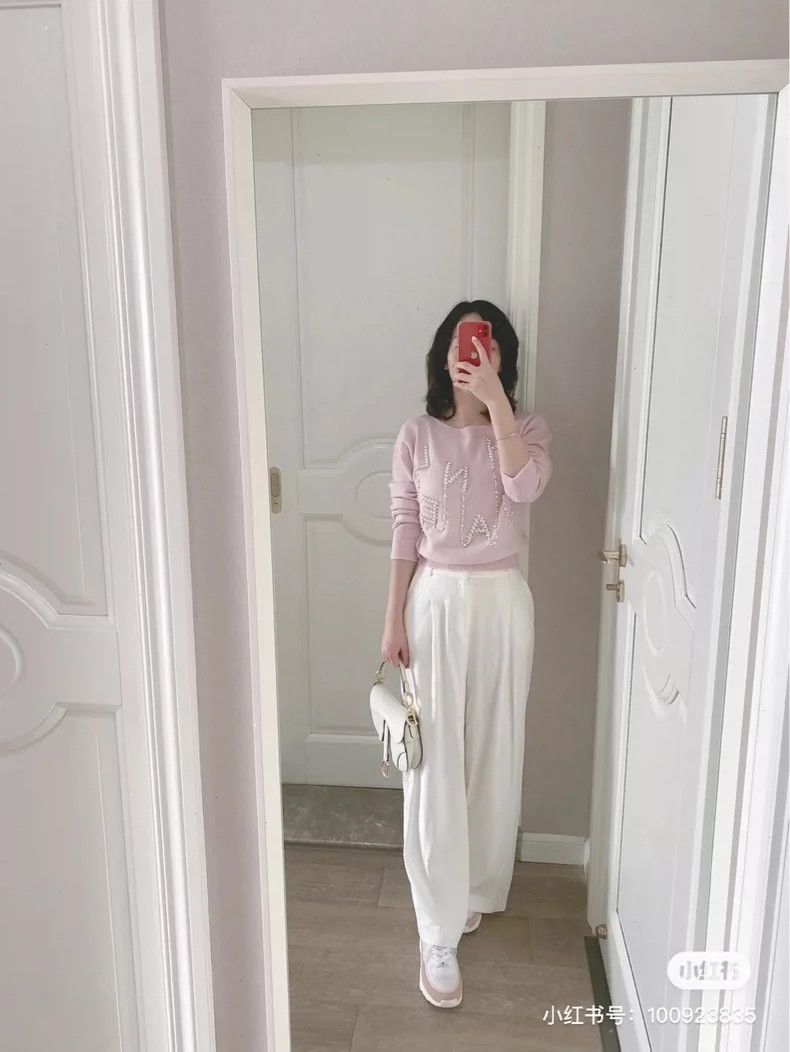 Chanel Chanel Pink pearl sweater Size XXS / US 00 / IT 34 - 7 Thumbnail