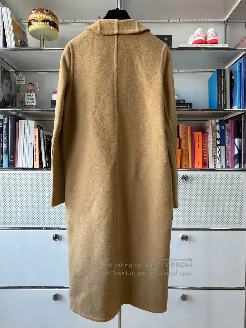 Hermes Hermes Brown lapel button double-sided cashmere overcoat, Size XS / US 0-2 / IT 36-38 - 6 Thumbnail