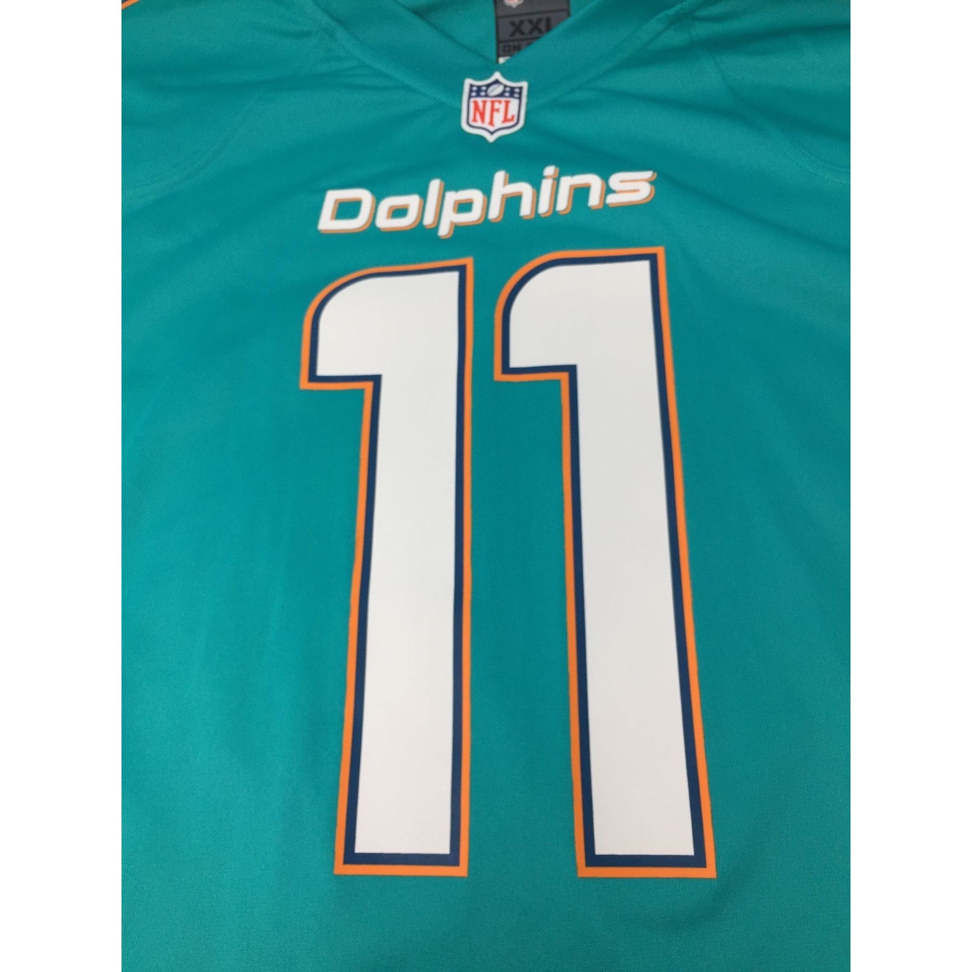Nike Vintage Nike Miami Dolphins Mike Wallace #11 Football Jersey Size US XXL / EU 58 / 5 - 6 Thumbnail