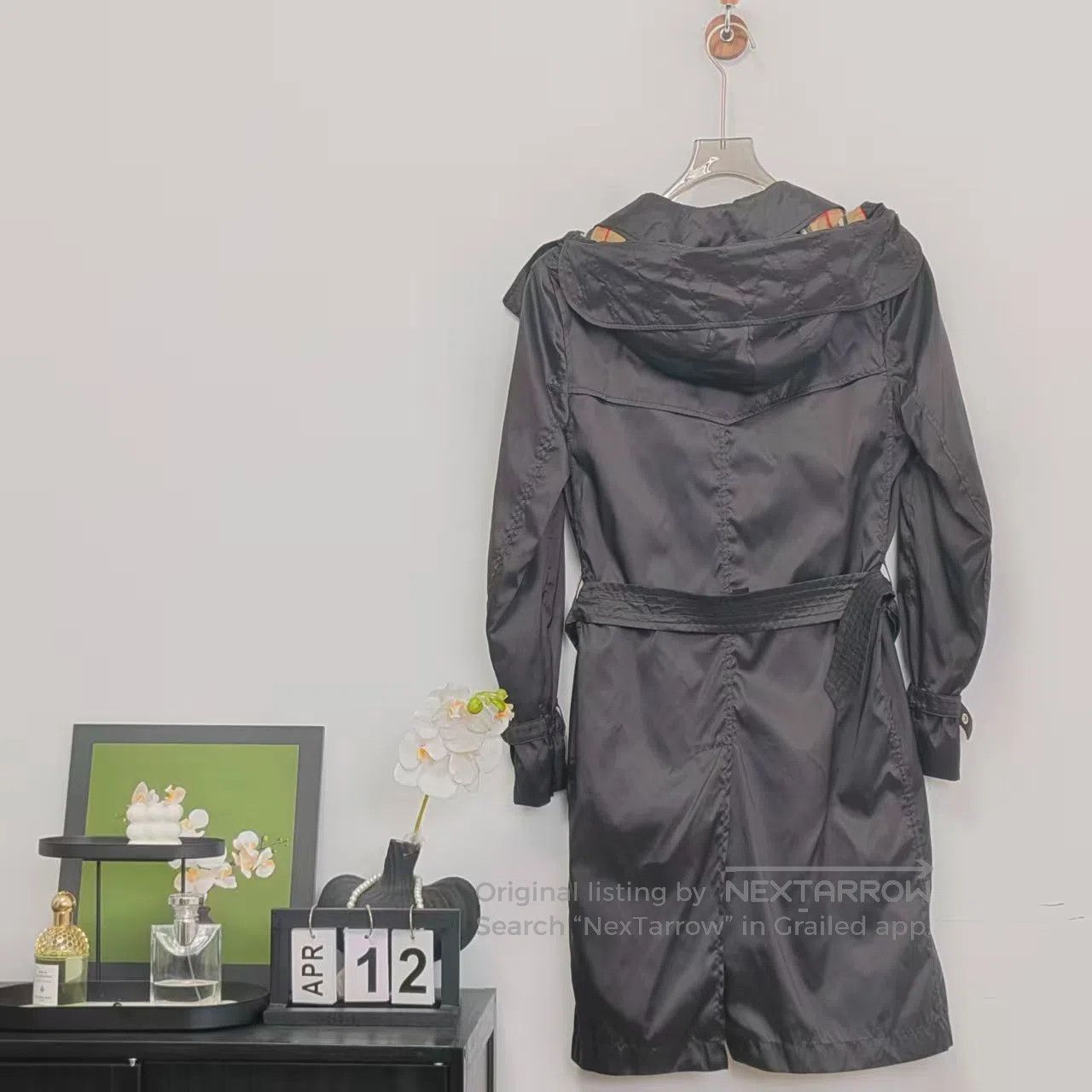 Burberry Burberry Black Kensington Taffeta Windbreaker| Size M / US 6-8 / IT 42-44 - 4 Thumbnail