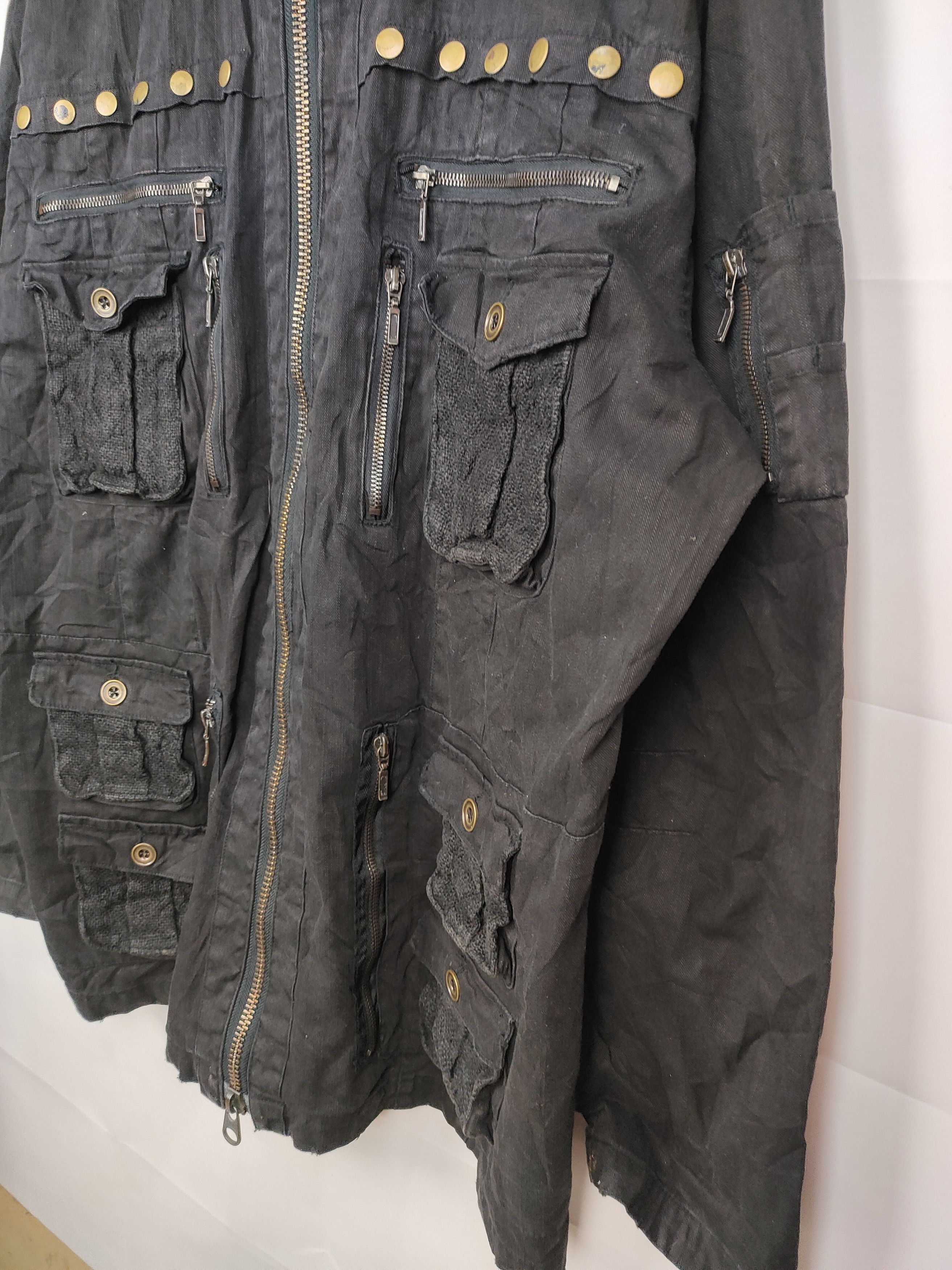 Japanese Brand Daily News Multipocket Field Jacket Punkstyle Size US XXL / EU 58 / 5 - 4 Thumbnail