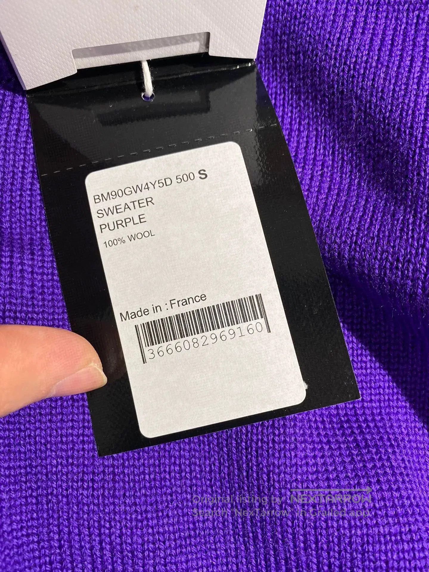 Givenchy givenchy purple knit sweater with tags. Size US S / EU 44-46 / 1 - 4 Thumbnail