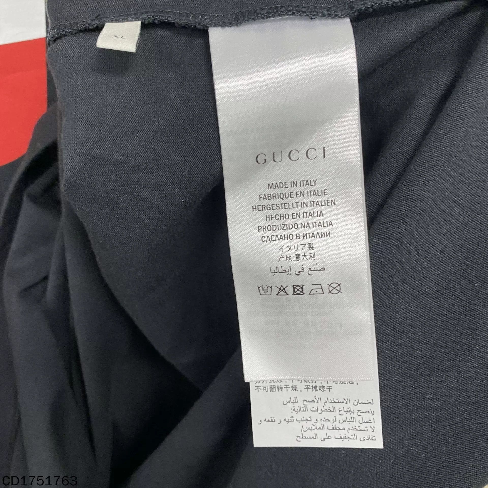Gucci GUCCI Lightning Bolt Logo Short Sleeve Tee XL Size US XL / EU 56 / 4 - 5 Thumbnail