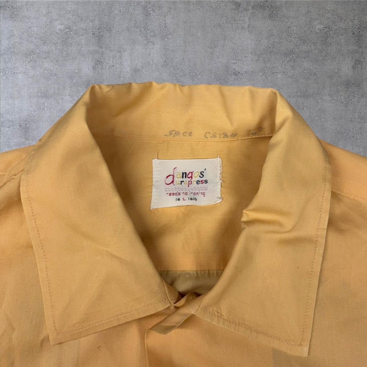 Vintage 1960s Orange Sleeve Button Up Shirt Size US L / EU 52-54 / 3 - 4 Thumbnail