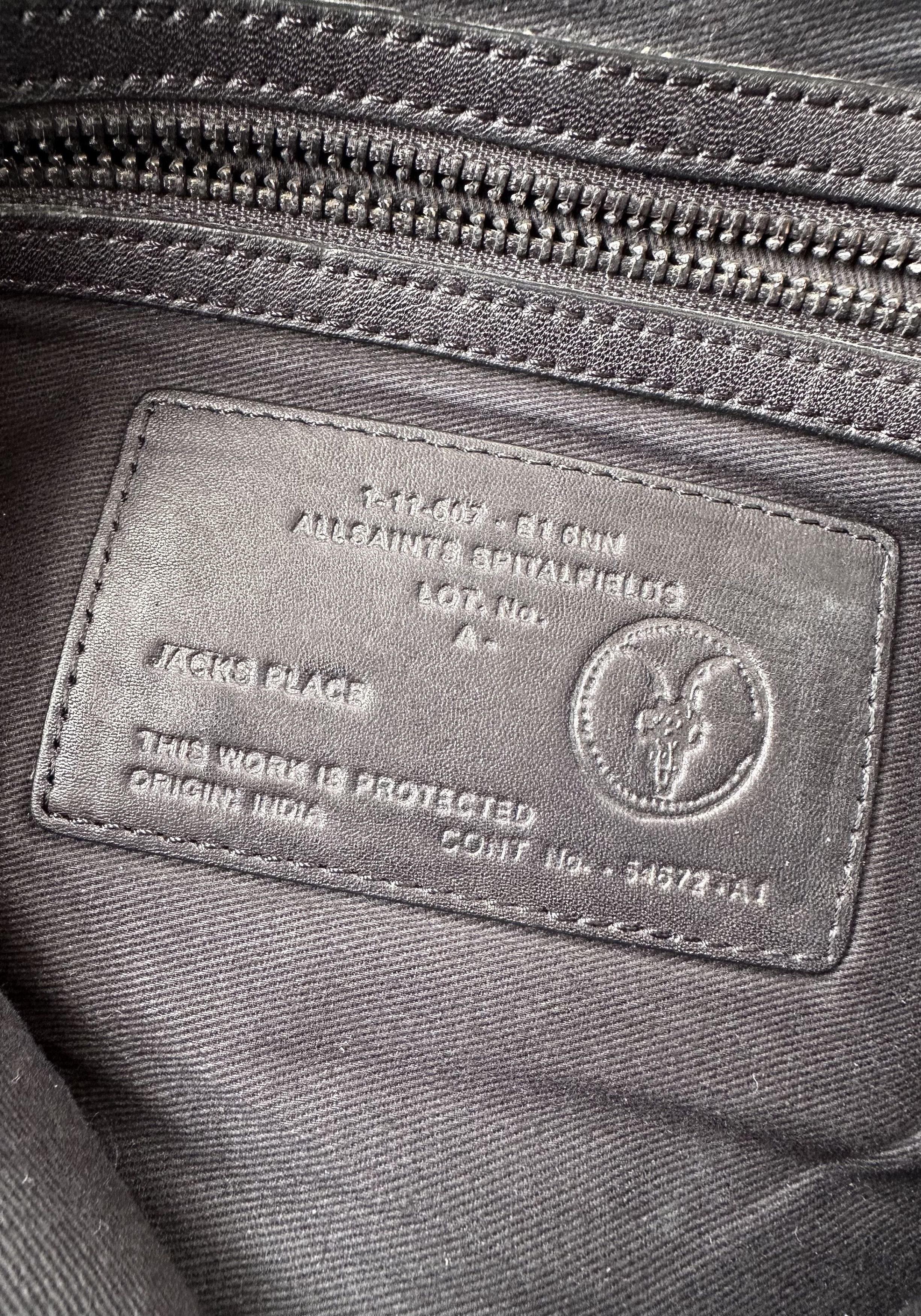 Allsaints All Saints lamb leather men bag Spitalfields Size ONE SIZE - 8 Thumbnail