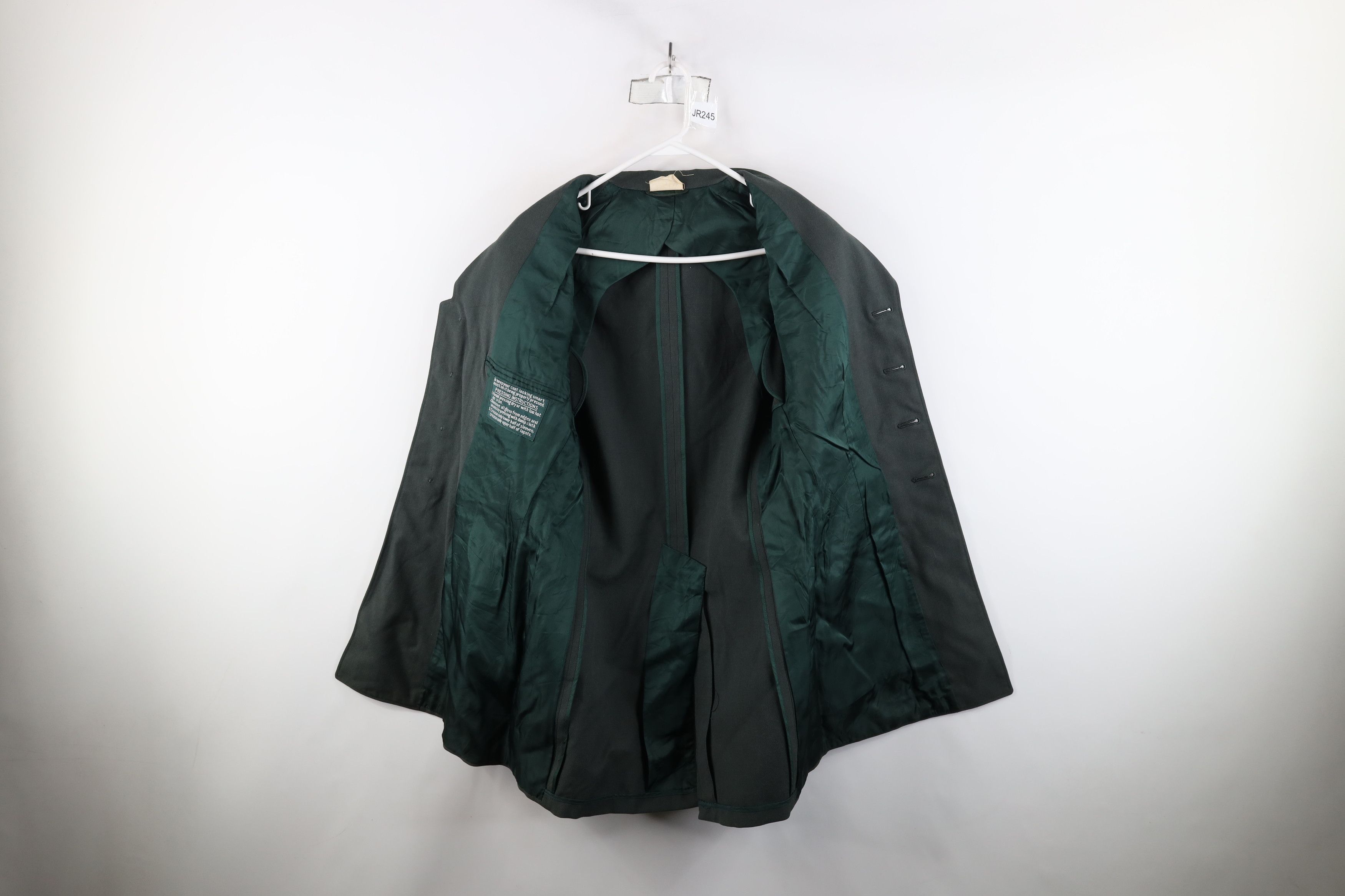 Vintage Vintage 60s Vietnam War Serge Green Army Officer Jacket Coat Size US L / EU 52-54 / 3 - 10 Thumbnail