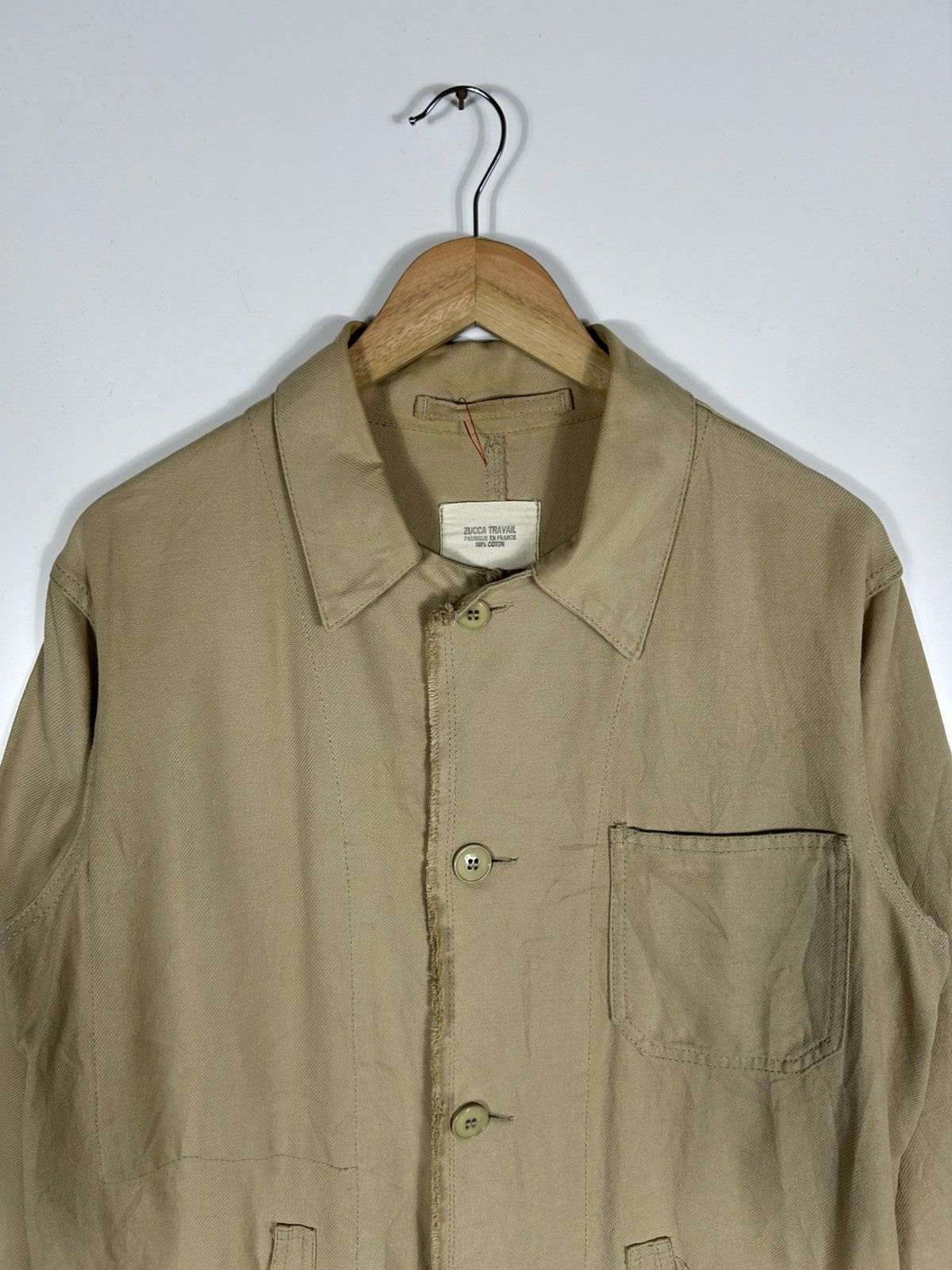 CABANE de ZUCCa 🔥Zucca By Issey Miyake Button Long Coat Jacket Size US M / EU 48-50 / 2 - 4 Thumbnail