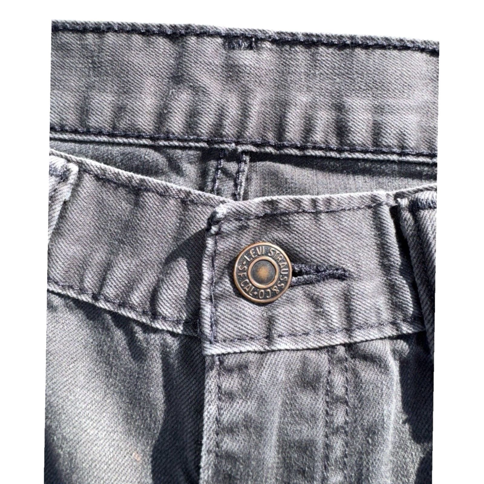 Levi's VINTAGE Levi's 505 Jeans Gray Size 36x32 Regular Straight Men Size US 36 / EU 52 - 5 Thumbnail