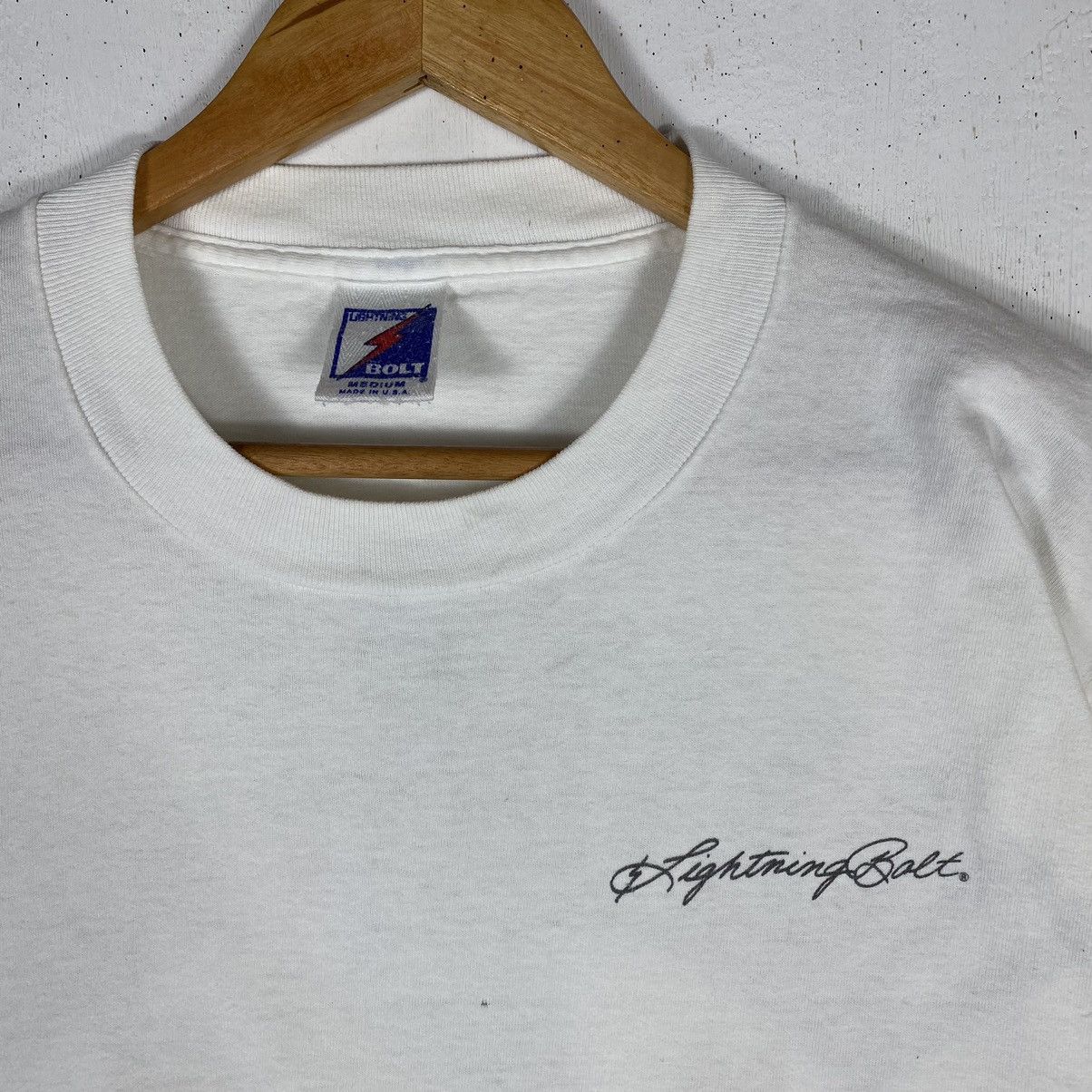 Lightning Bolt Vintage 90's LIGHTNING BOLT Surfboards Graphic Surf Tee Size US M / EU 48-50 / 2 - 6 Thumbnail