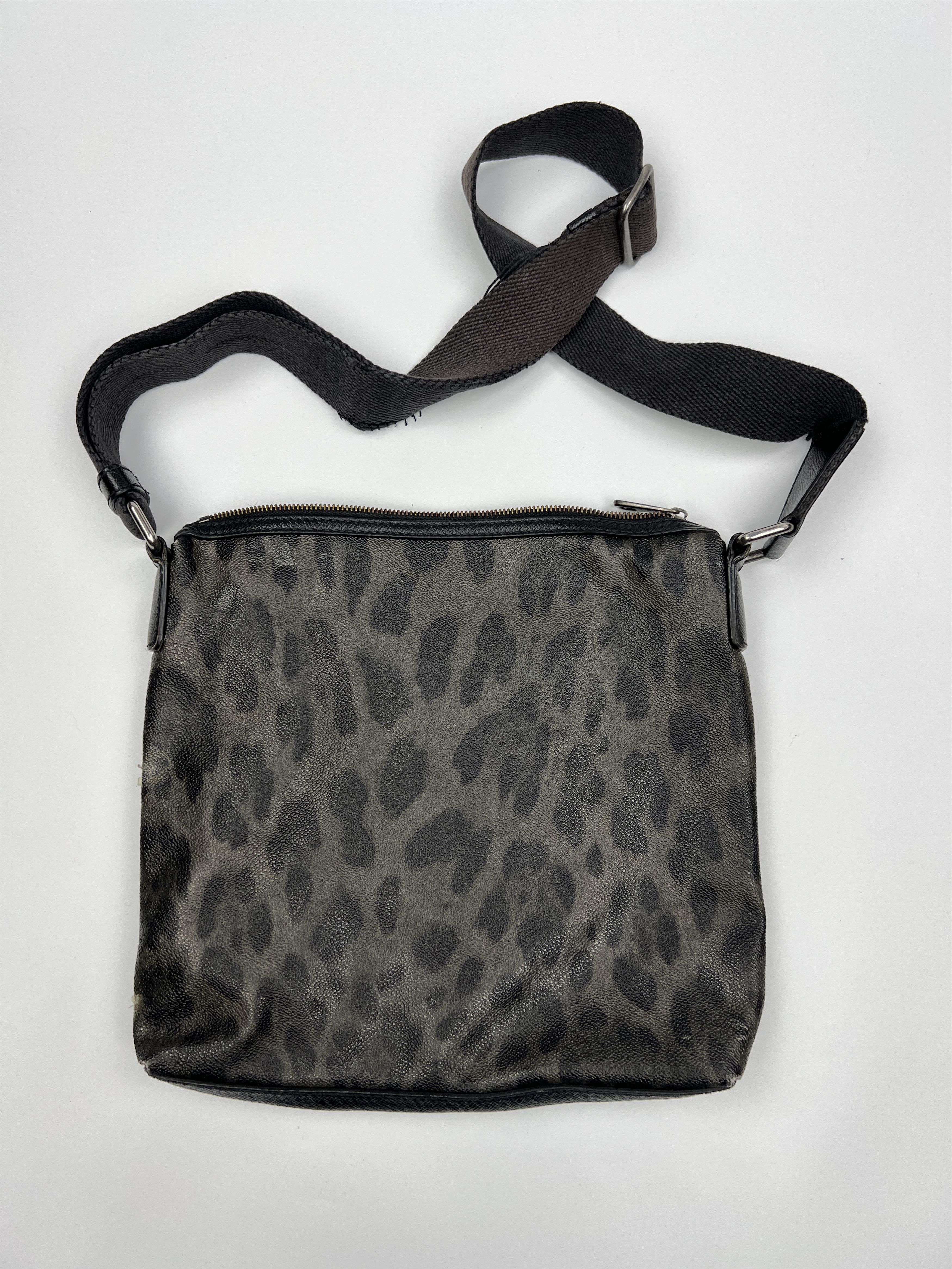 Dolce & Gabbana × Genuine Leather × Vintage Vintage Dolce & Gabbana Animal Print Messenger Bag Size ONE SIZE - 2 Thumbnail
