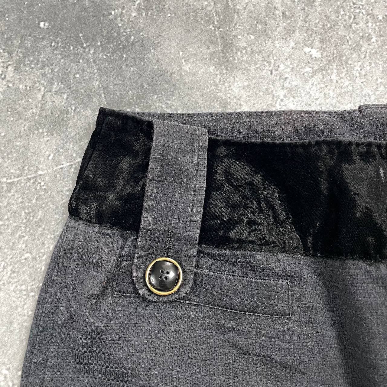 Dolce & Gabbana Vintage Dolce & Gabbana Formal Long Shorts With Velour Trim Size 30" / US 8 / IT 44 - 8 Thumbnail