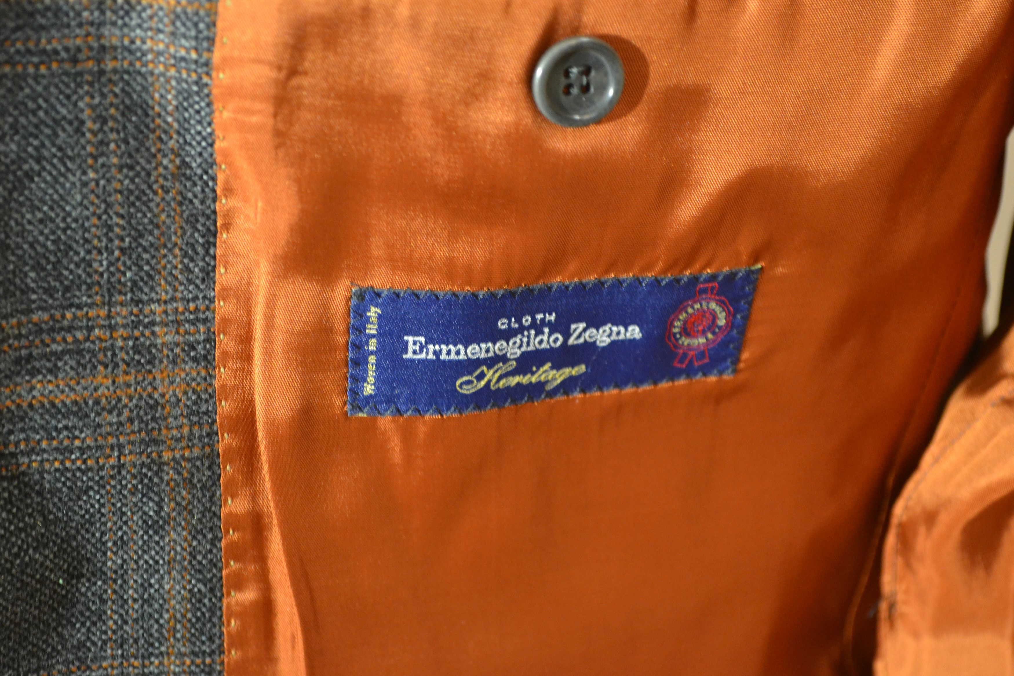 Ermenegildo Zegna Ermenegildo Zegna Heritage - Tatari Design Men's Blazer Size 44R - 6 Thumbnail