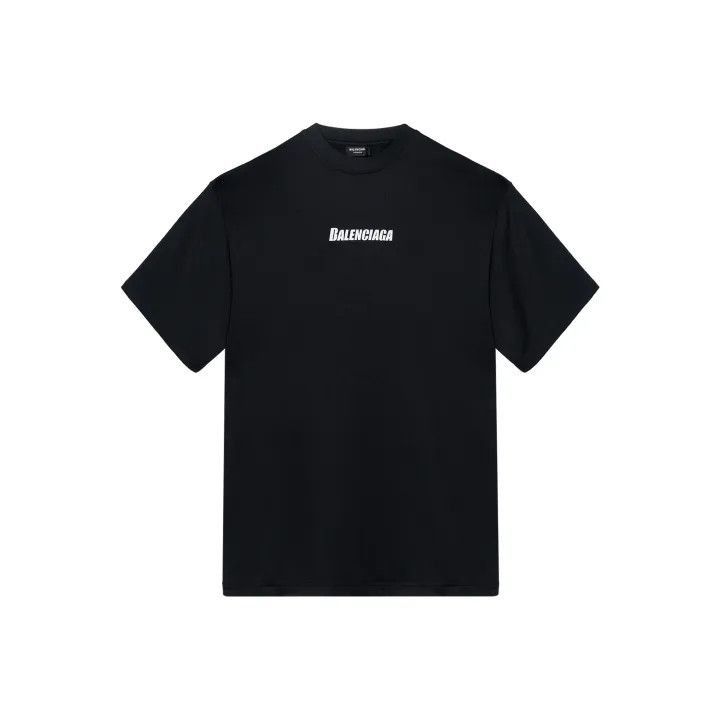 Balenciaga Balenciaga Black Logo Graphic Short Sleeve T-Shirt 0079-250 Size US M / EU 48-50 / 2 - 1 Thumbnail