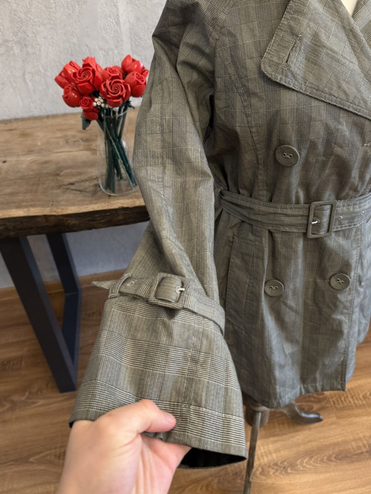 Vintage Vintage avant garde trench coat swag if6was9 lgb yohji vibe Size M / US 6-8 / IT 42-44 - 5 Thumbnail
