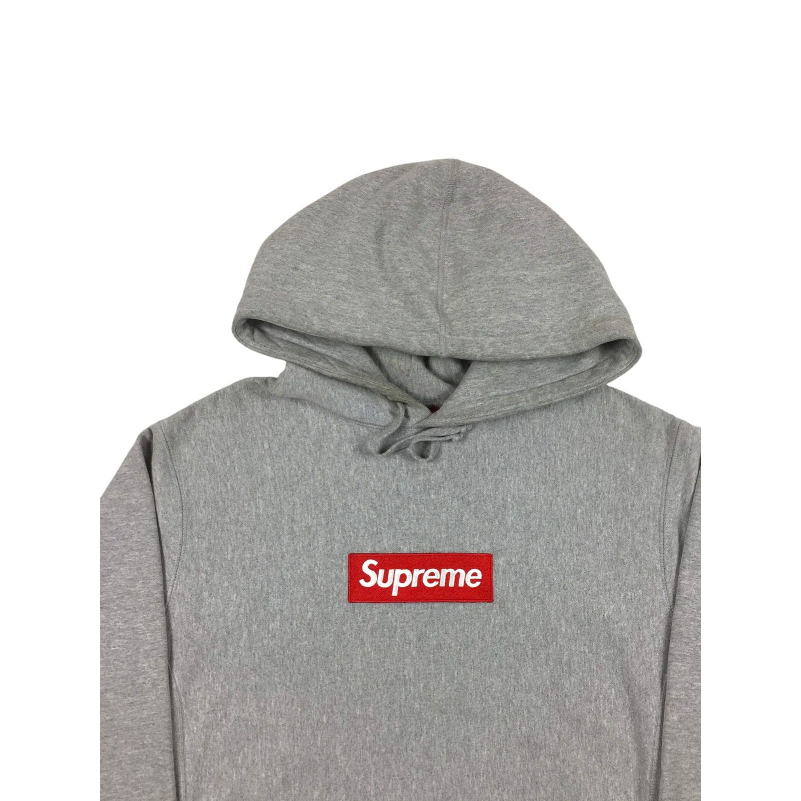 Supreme 2016 Supreme Grey Box Logo Hoodie Size US L / EU 52-54 / 3 - 4 Thumbnail