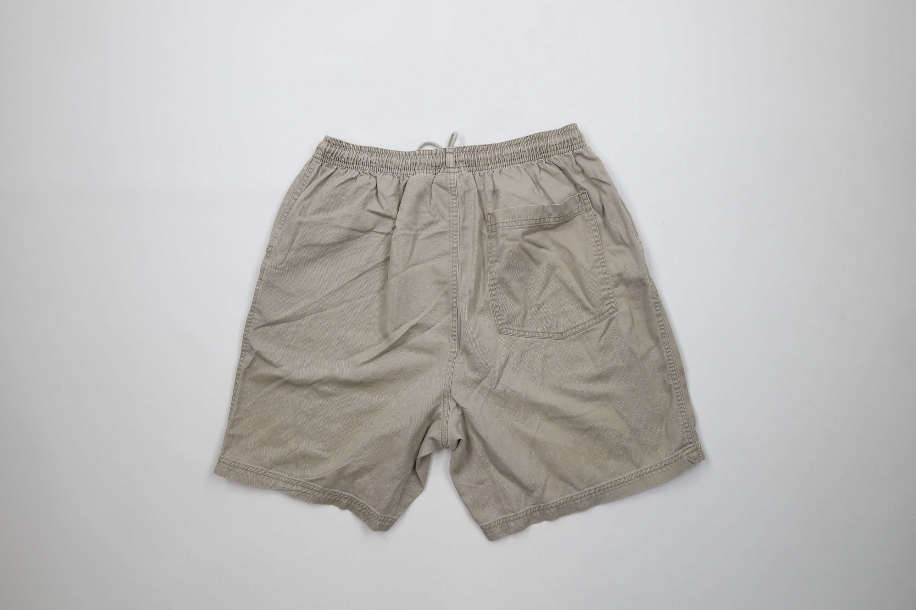 Vintage Vintage 90s Streetwear Blank Above Knee Shorts Beige Size US 32 / EU 48 - 11 Thumbnail