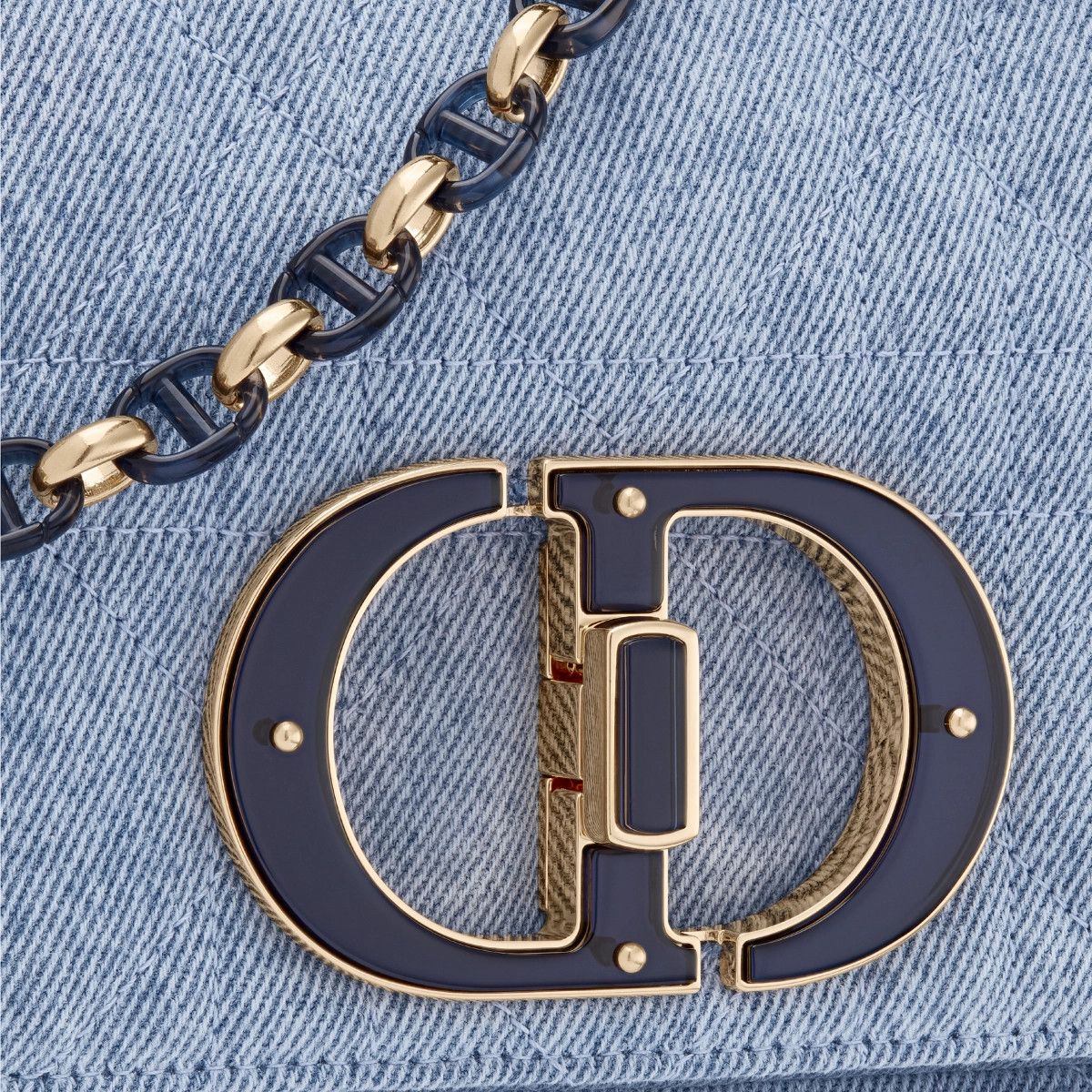 Dior o1bcso1str0226 Size:OS/Medium Caro Bag in Blue Size ONE SIZE - 6 Thumbnail