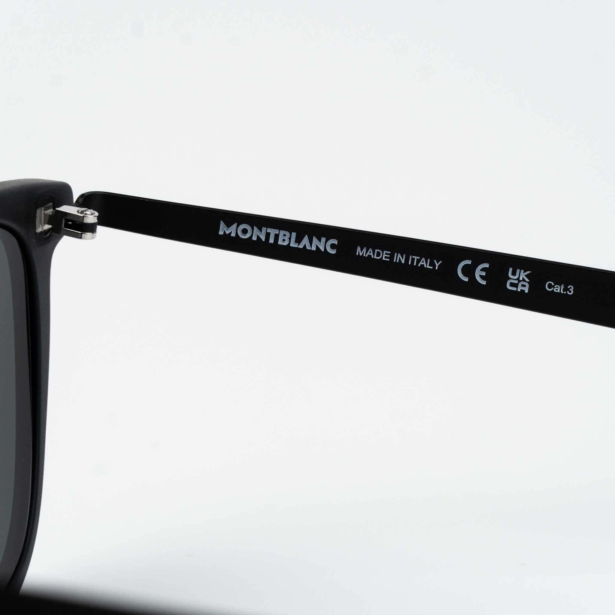 Montblanc Montblanc Men Sunglasses Square MB0330S 001 NEW AUTHENTIC Size ONE SIZE - 7 Thumbnail