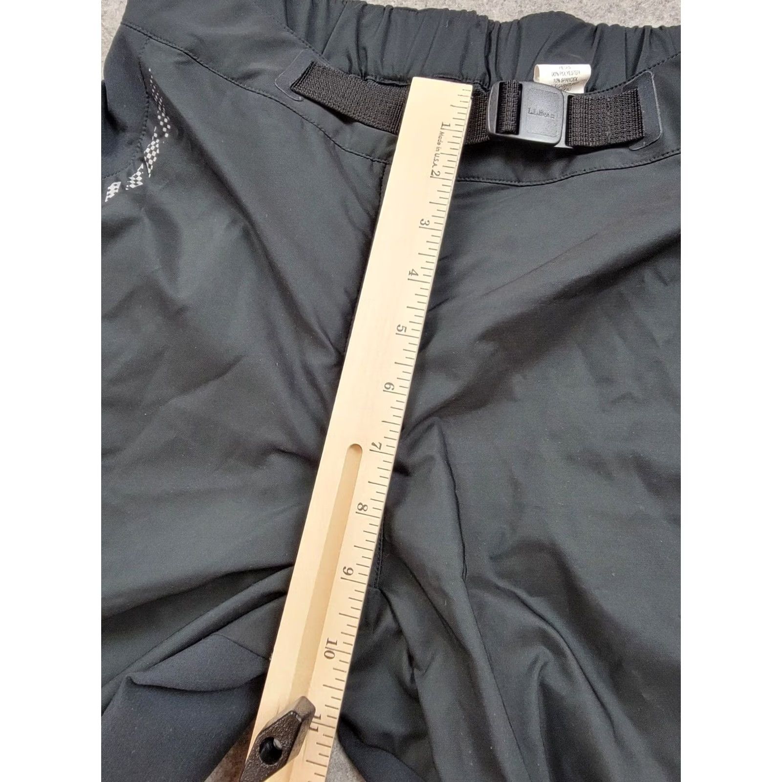 Vintage LL Bean Pants Womens Small Black Softshell Belted Outdoor Hiking Camping Active Size 28" / US 6 / IT 42 - 6 Thumbnail