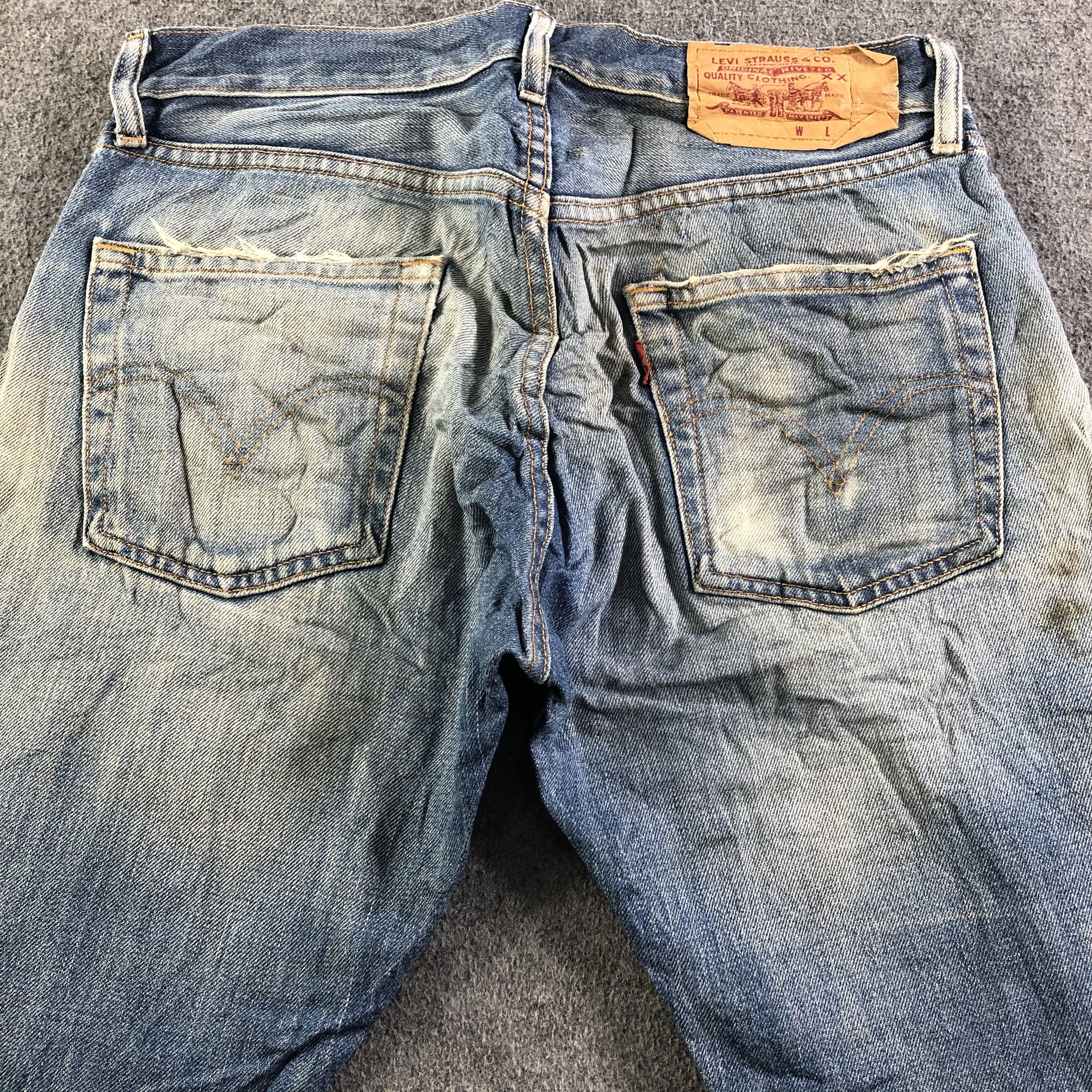 Levi's Vintage Blue Wash Levis 505 Jeans-J3588 Size 31" - 4 Thumbnail