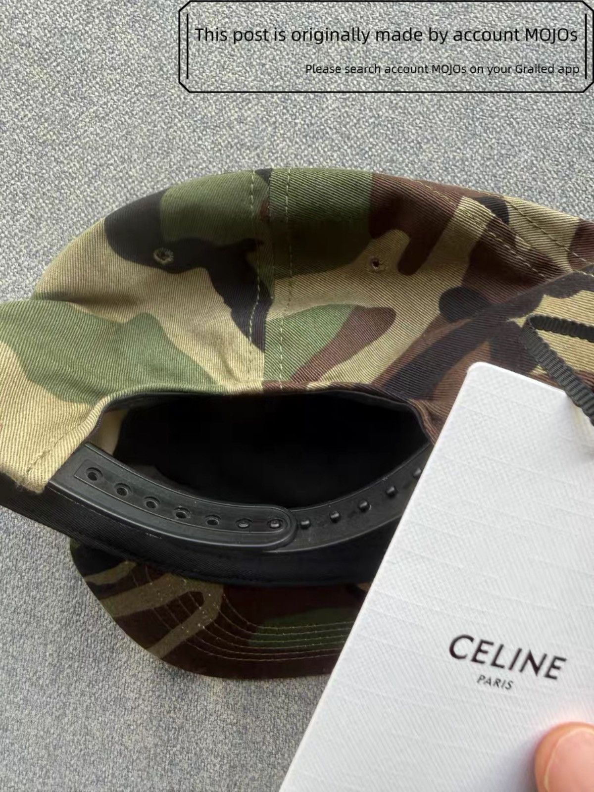 Celine Celine Camo Scale Logo Hat mojos1416 Size ONE SIZE - 3 Thumbnail