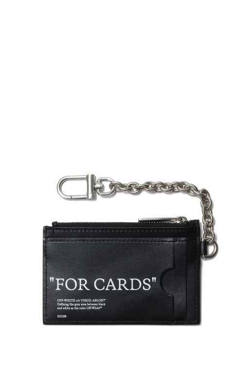 Off-White o1gr1nt0325 Size: OS / Quote Bookish Key Ring Card in Black Size ONE SIZE - 3 Thumbnail