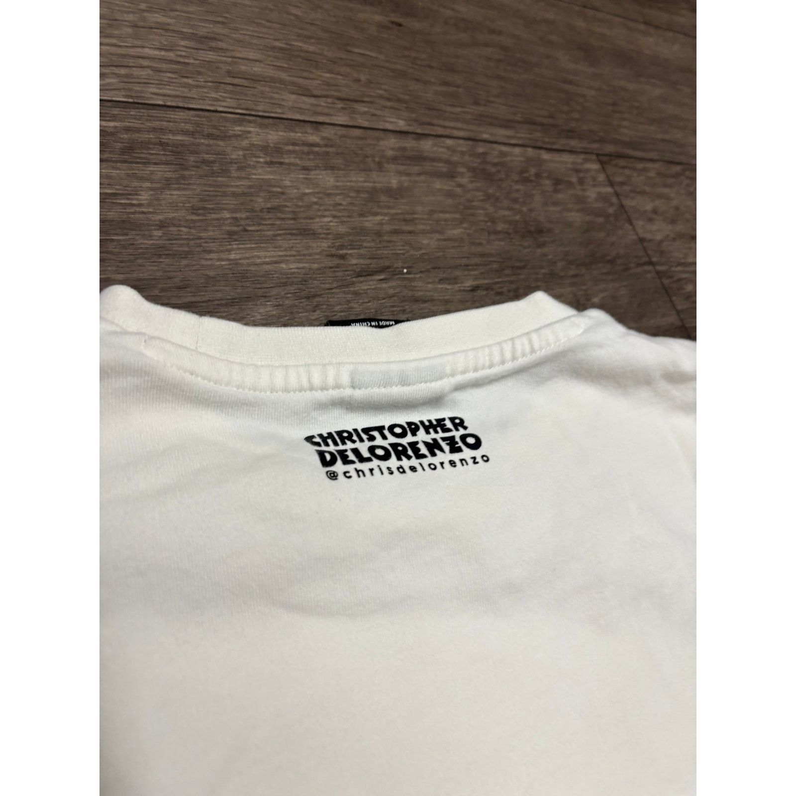 New Balance New Balance Christopher Delorenzo White Tee Sz XS Size US XS / EU 42 / 0 - 6 Thumbnail