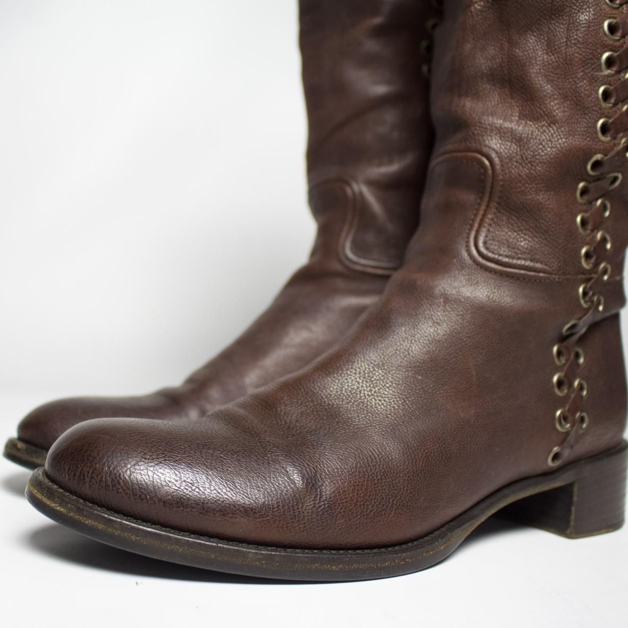 Prada PRADA GROMMET RIDING BOOTS Size US 7.5 / IT 37.5 - 4 Thumbnail
