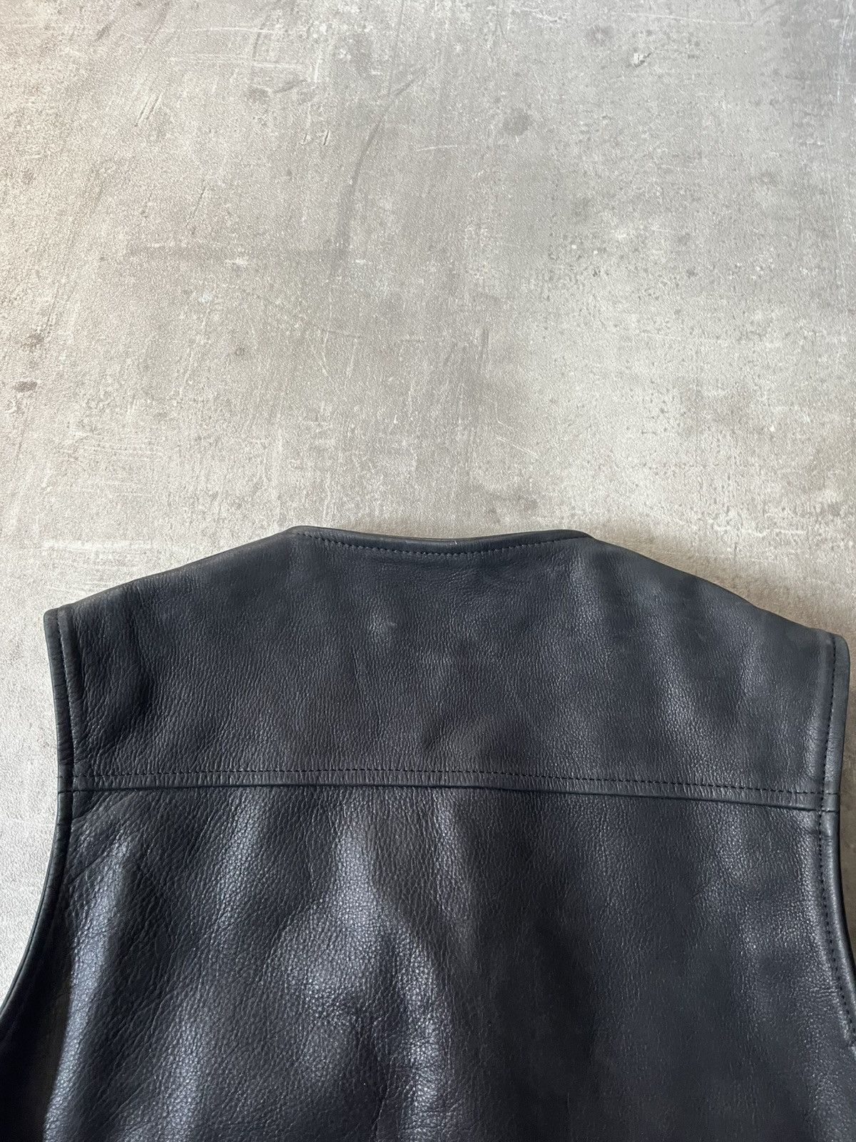 Maison Margiela Maison Margiela A/W 10 Replica Bikers Waistcoat leather vest Size US S / EU 44-46 / 1 - 6 Thumbnail