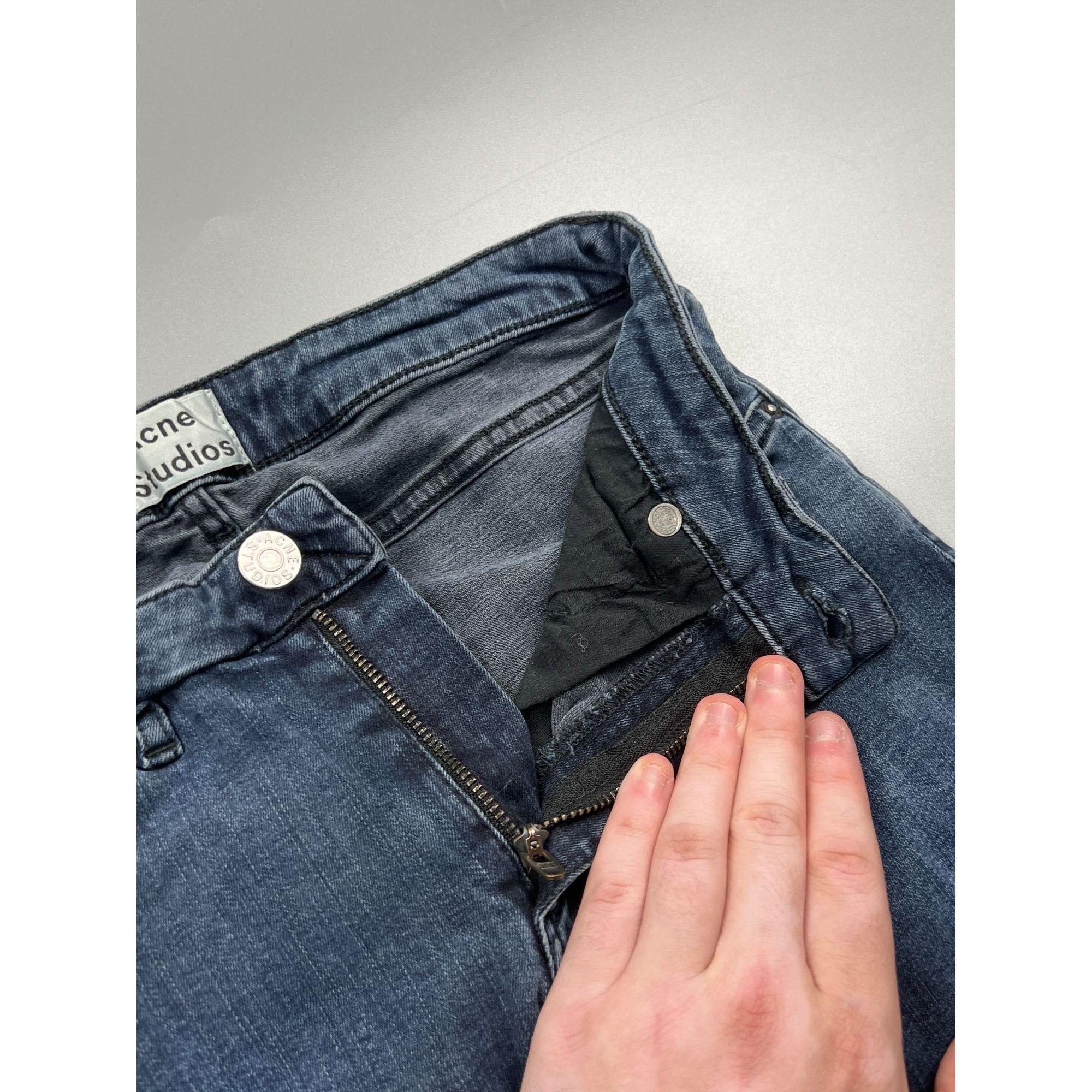 Acne Studios Acne Studios Skin 5 Deep Skinny Denim Jeans Pants (Y0843) Size 28" / US 6 / IT 42 - 5 Thumbnail