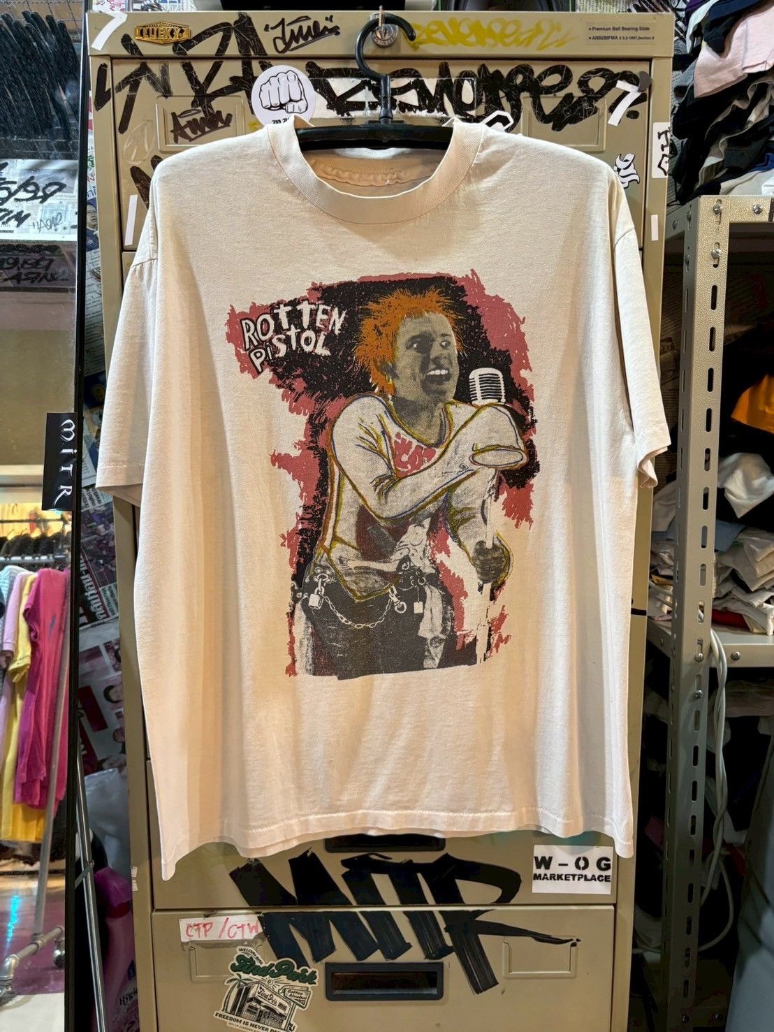 Band Tees John Lydon (rotten) Vintage tee 80’s Size US XL / EU 56 / 4 - 1 Thumbnail
