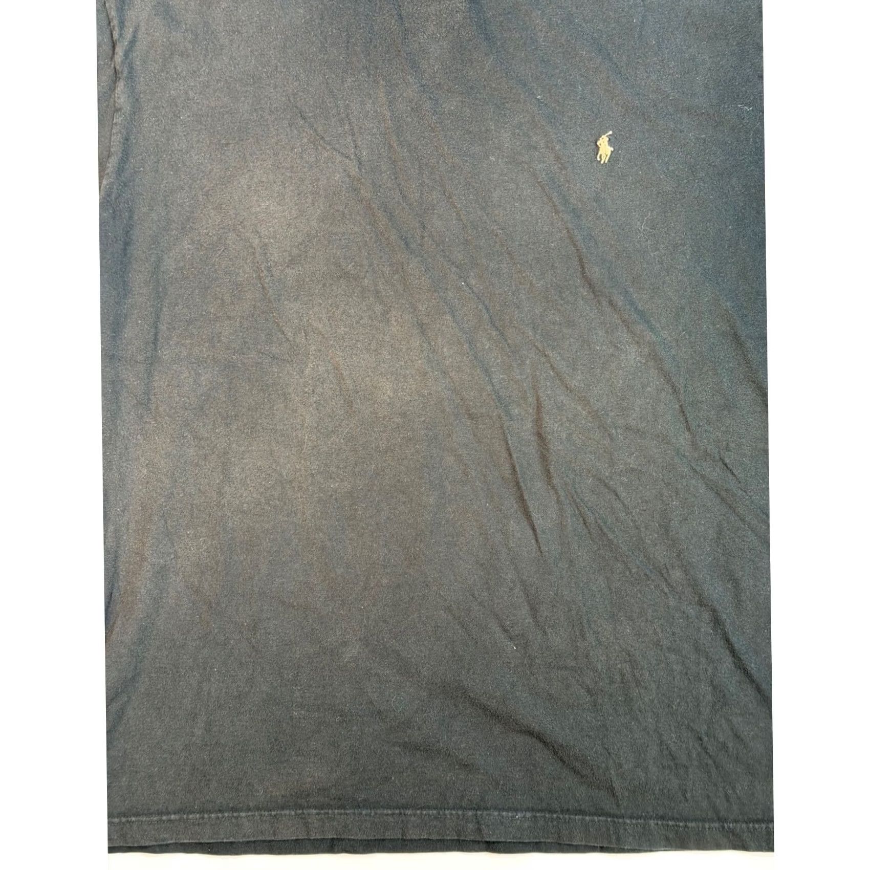 Polo Ralph Lauren Polo Ralph Lauren Mens Large Black Short Sleeve Pony Logo Cotton Shirt Faded Size US L / EU 52-54 / 3 - 3 Thumbnail