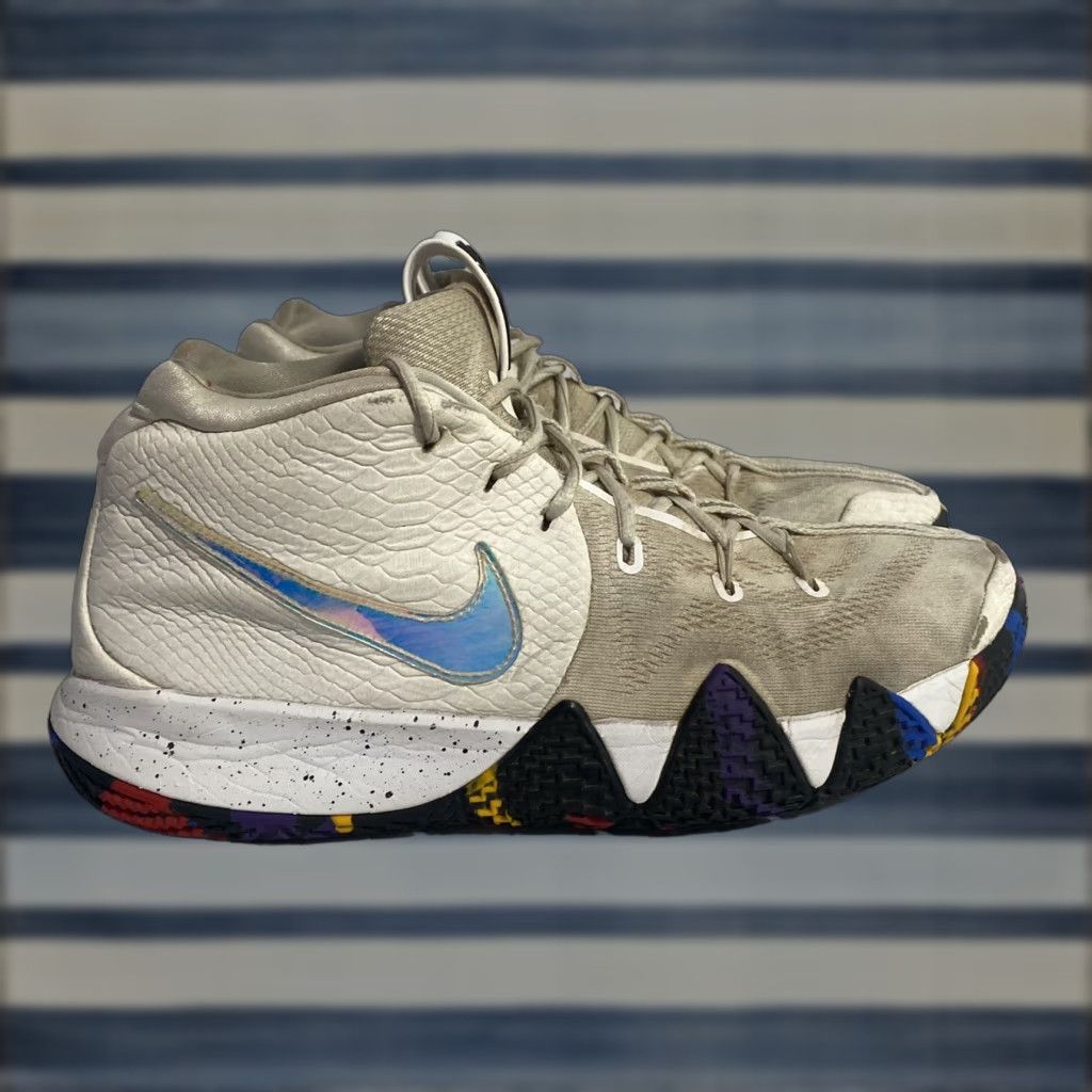 Nike Nike Kyrie 4 NCAA March Madness White Multicolor 943806-104 Men’s Size 11.5 Basketball Sneaker Mens Size US 12 / EU 45 - 1 Thumbnail