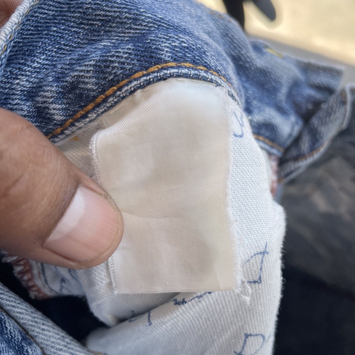 20471120 Vintage Japanese Designer Redline Selvedge Denim Jeans Size US 26 / EU 42 - 6 Thumbnail