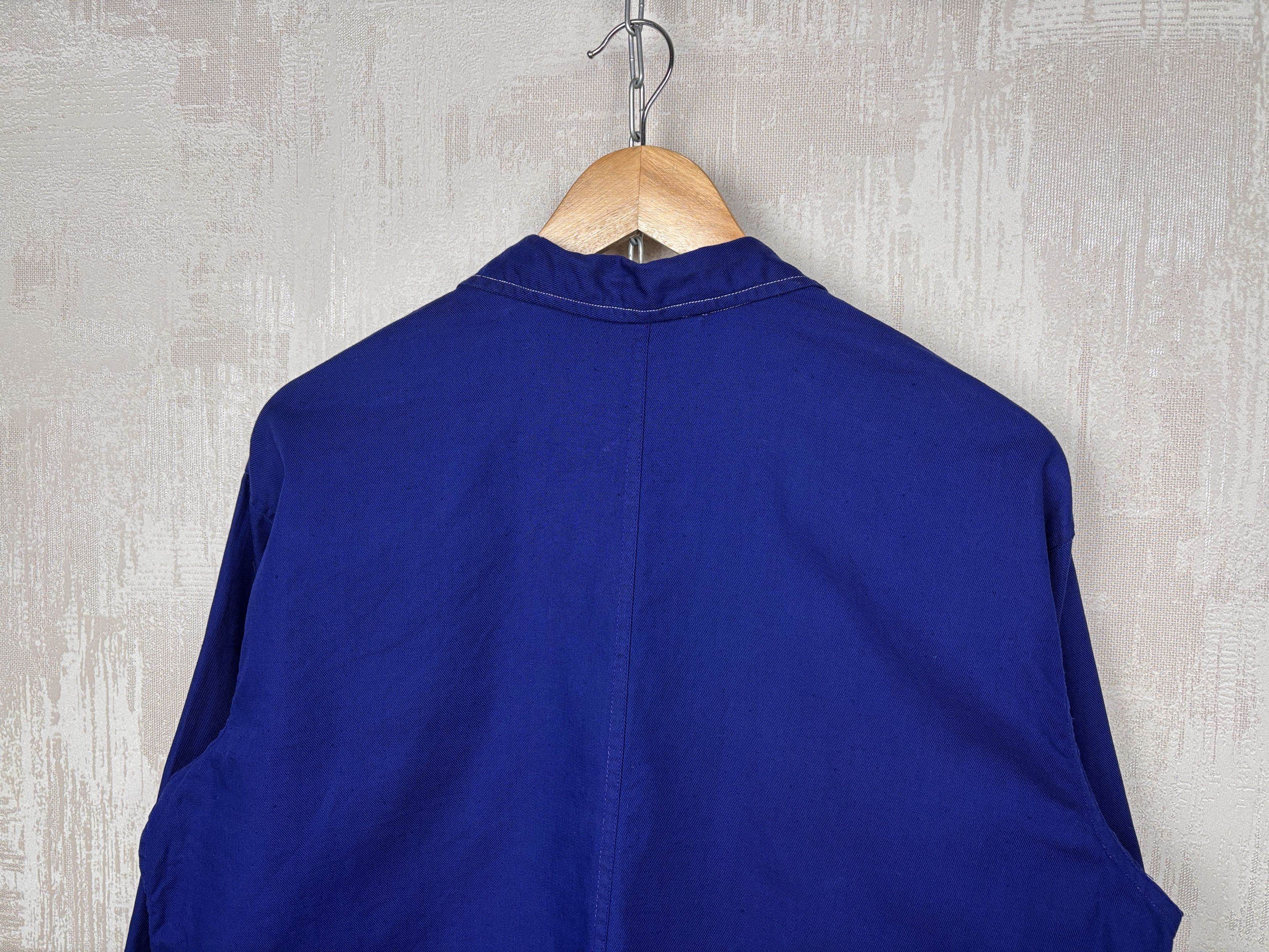 Le Laboureur Vintage Locontap Indigo Blue Work Jacket Chore French Size US L / EU 52-54 / 3 - 19 Thumbnail