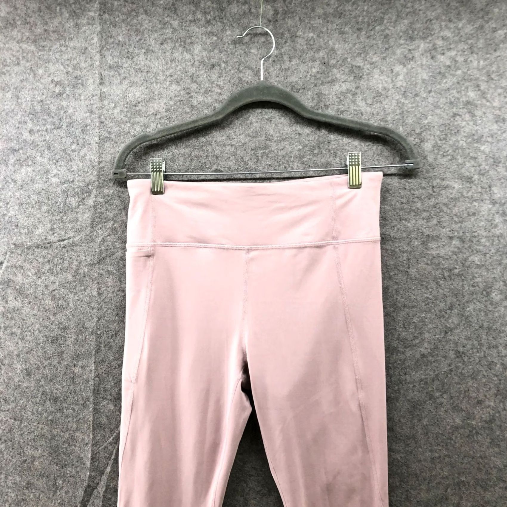 Athleta Athleta Leggings Womens S Pink Back Zip Pocket High-Rise Athletic Inseam 24 in Stud Size 28" / US 6 / IT 42 - 7 Thumbnail