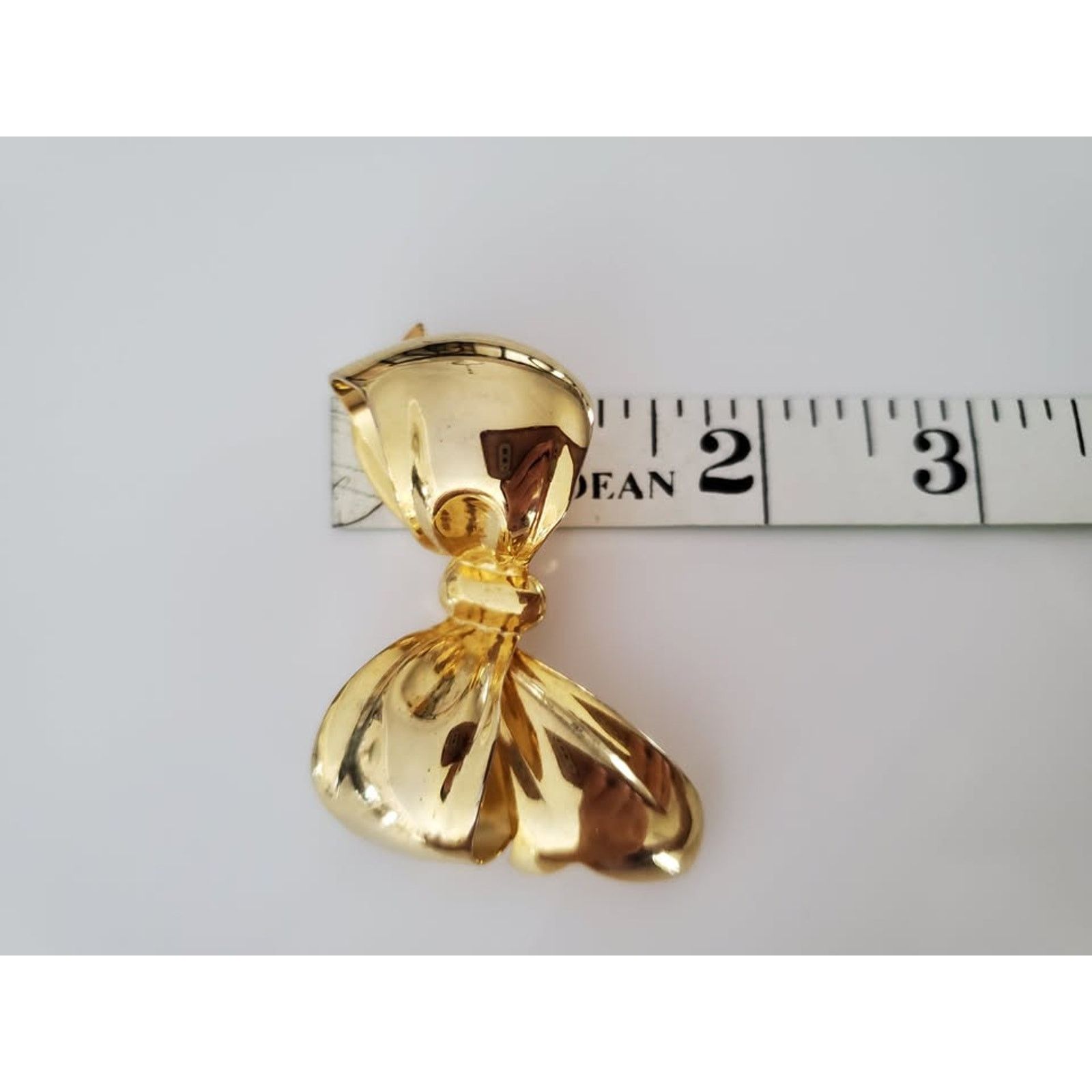 Other Vintage Gold Bow Tie Brooch Size ONE SIZE - 5 Thumbnail