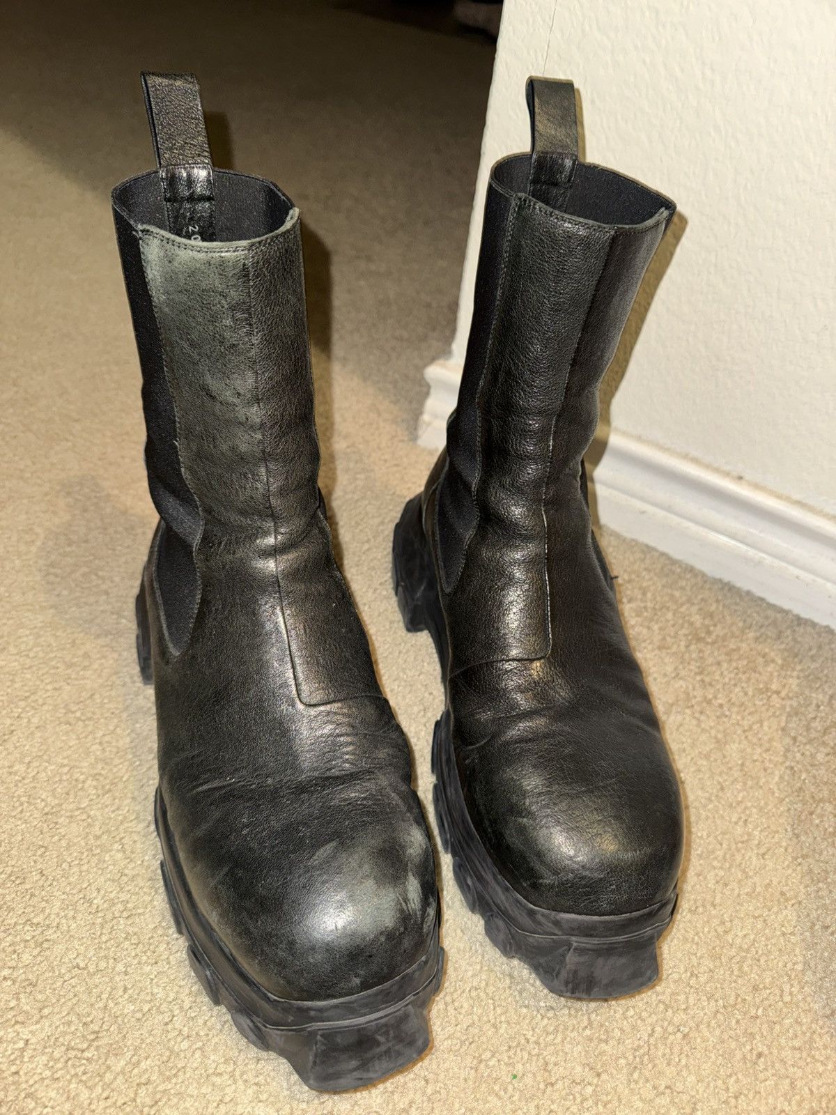 Rick Owens Rick Owens Army Bozo Tractor Boots | Grailed
